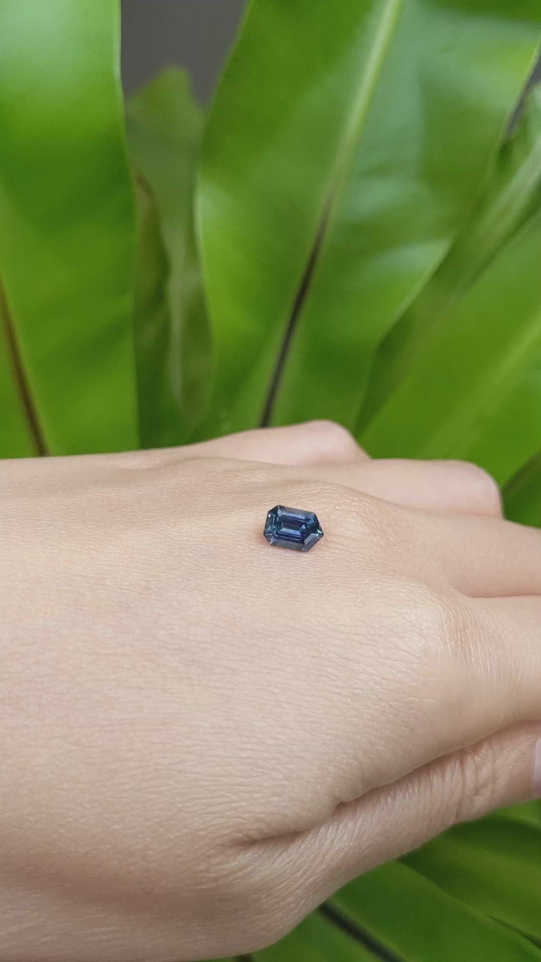 1.47 Ct. Blue Sapphire from Montana Size Video