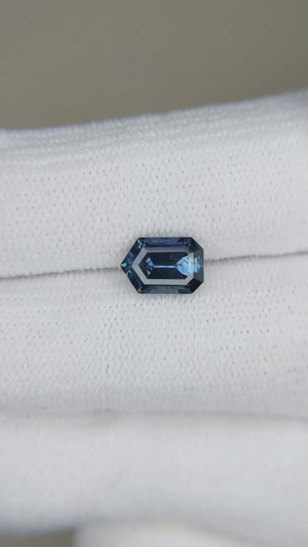1.47 Ct. Blue Sapphire from Montana Size Video