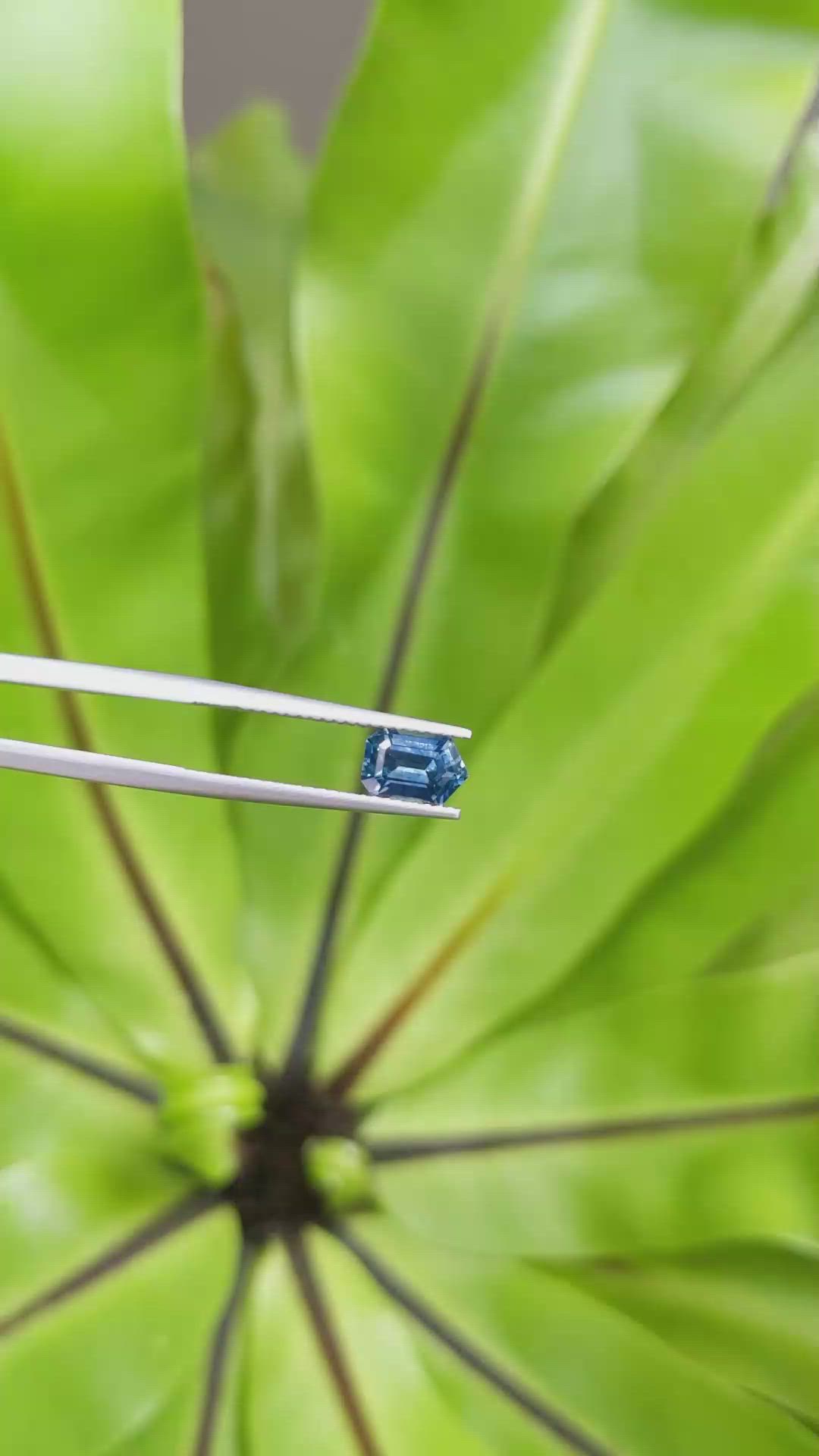 1.47 Ct. Blue Sapphire from Montana Size Video