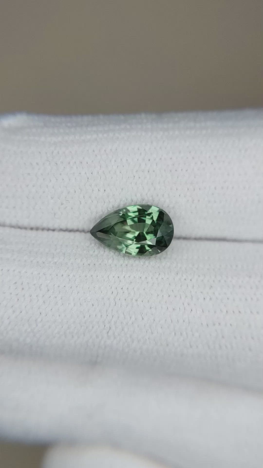 1.77 Ct. Green Sapphire from Montana Size Video