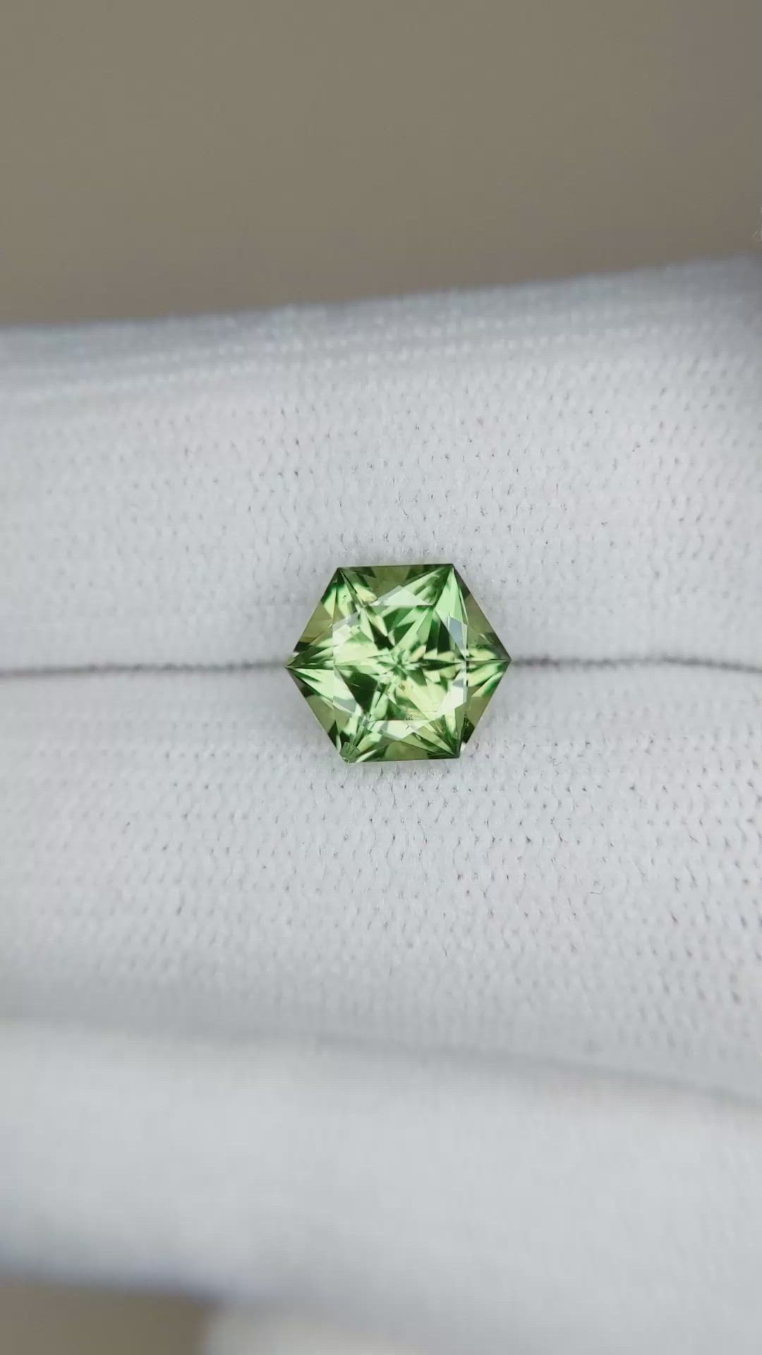 2.21 Ct. Green Sapphire from Montana Size Video