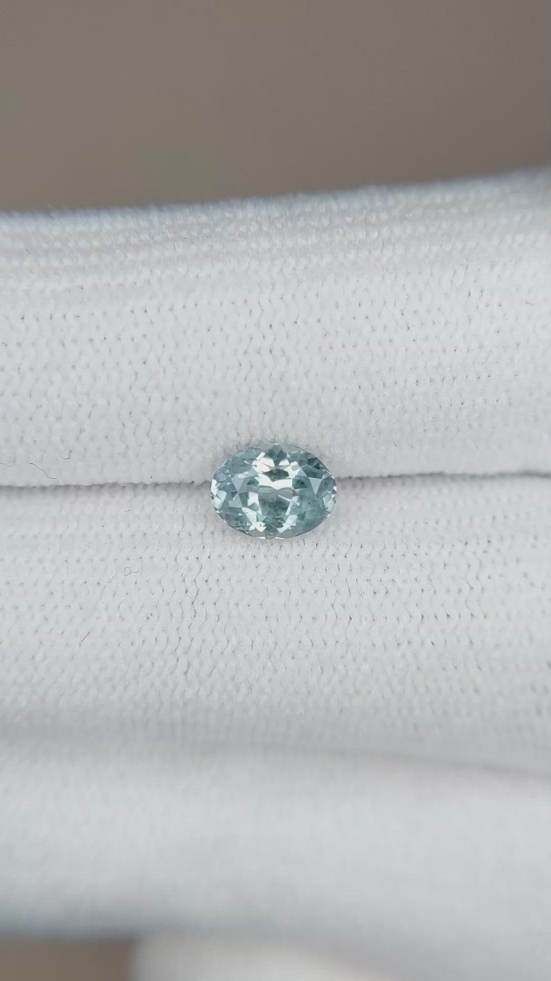 0.85 Ct. Blue Sapphire from Montana Size Video