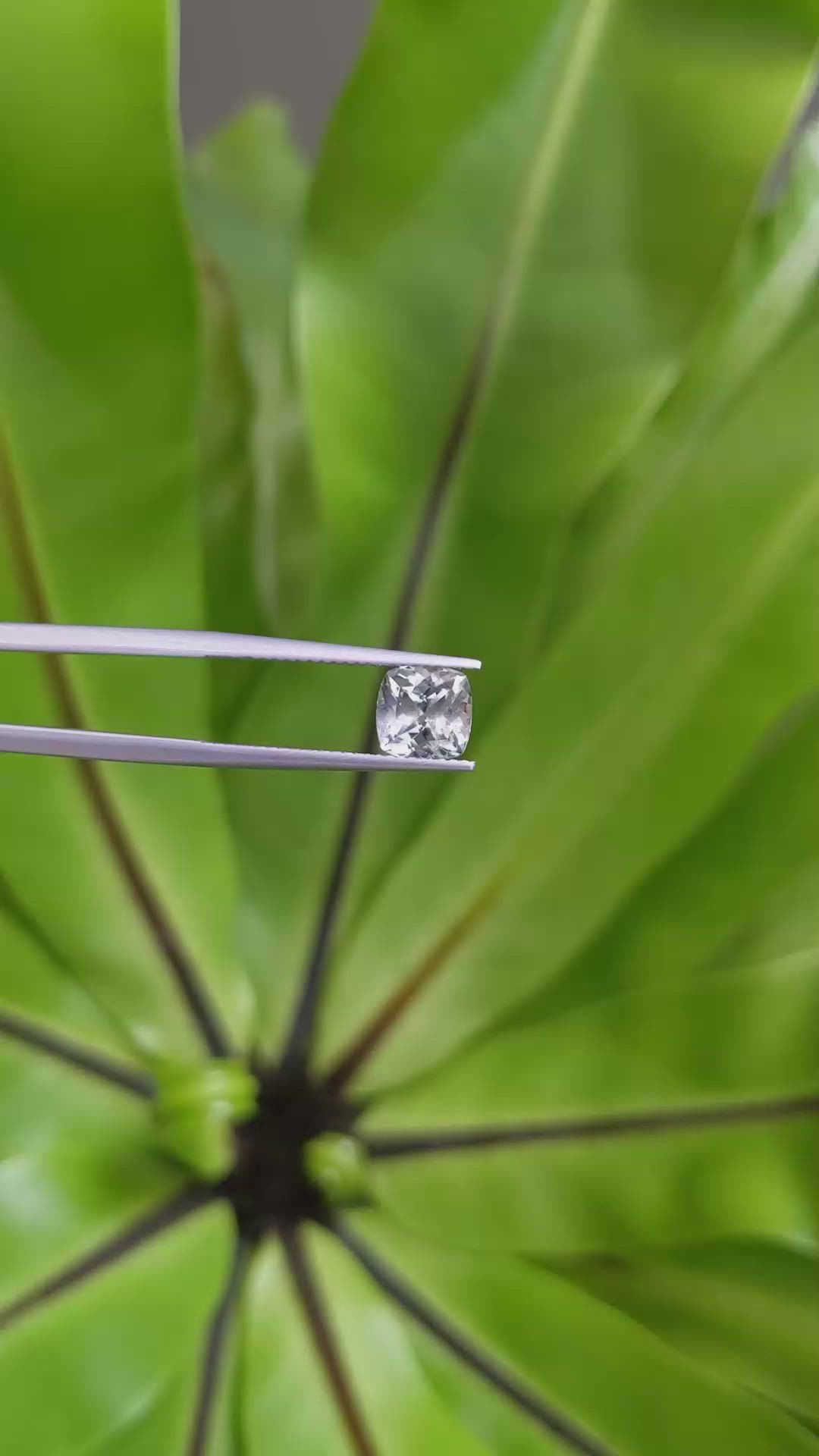 2.34 Ct. Yellowish Green Sapphire from Montana Size Video