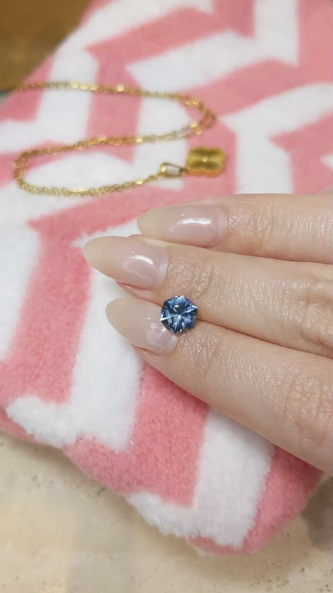 2.00 Ct. Blue Sapphire from Montana Size Video