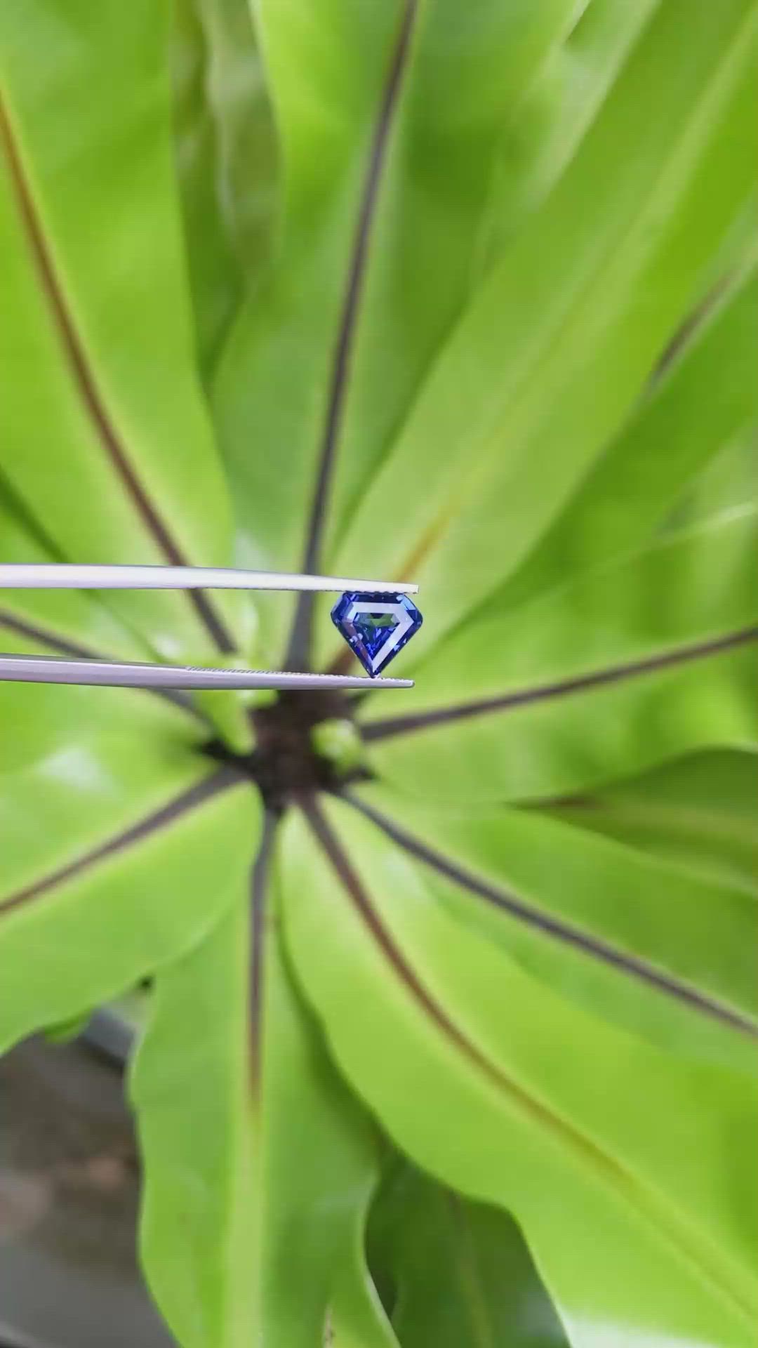 2.05 Ct. Blue Sapphire from Ceylon (Sri Lanka) Size Video