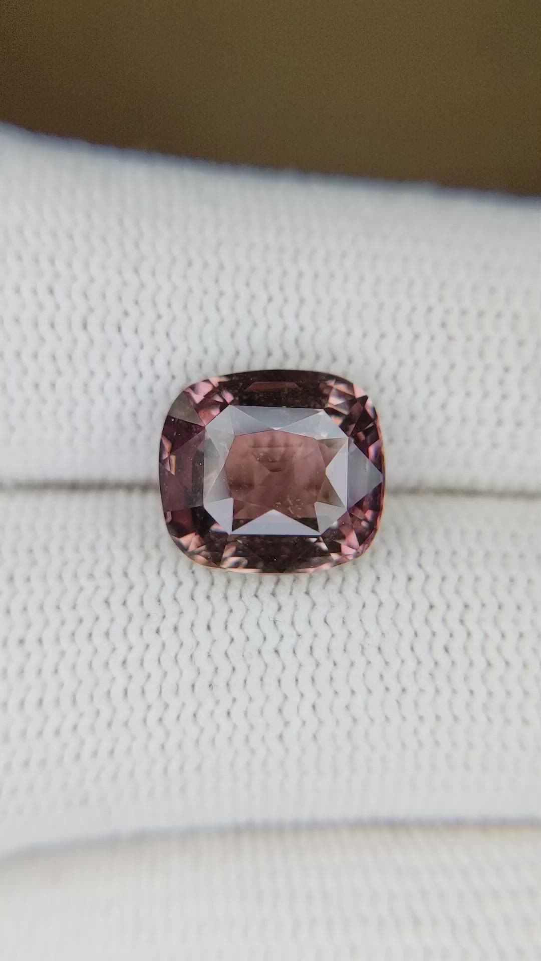 5.06 Ct. Orangish Brown Sapphire from Madagascar Size Video