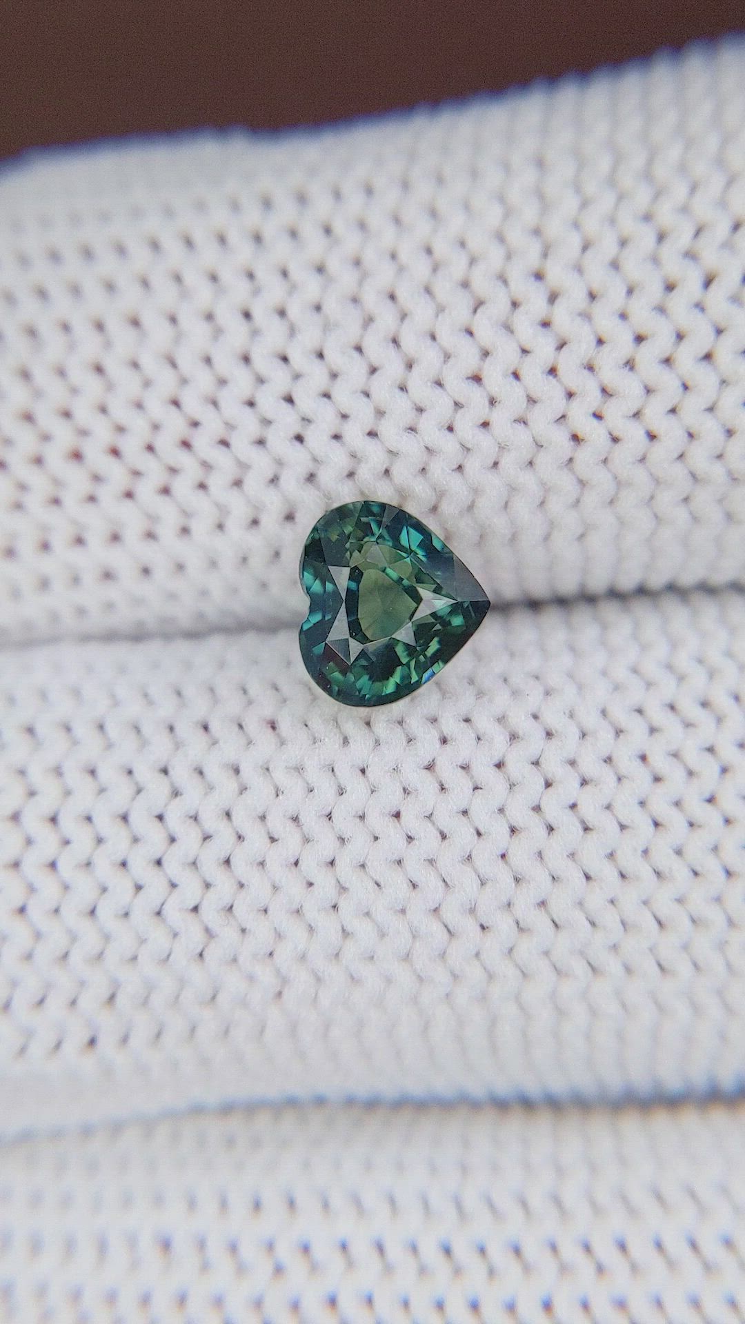 1.59 Ct. Bluish Green Sapphire from Africa Size Video