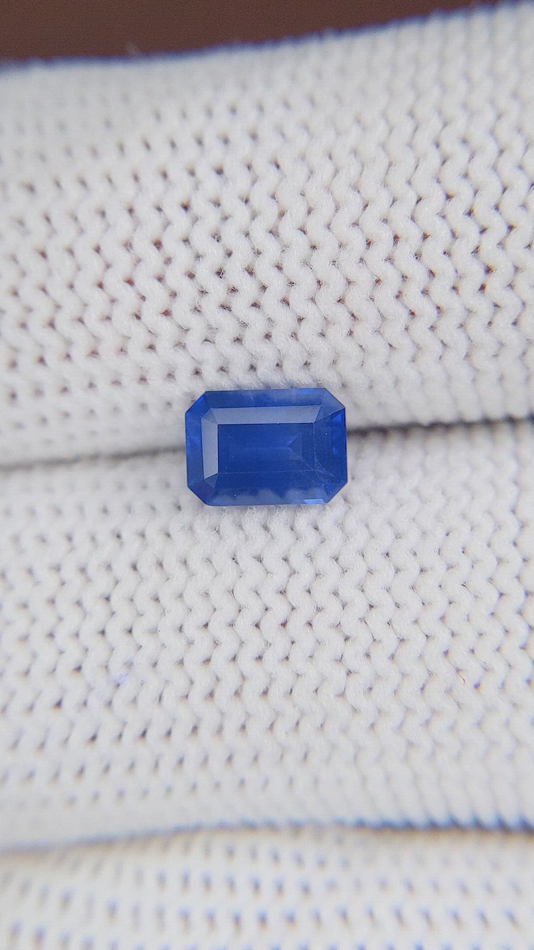 1.30 Ct. Blue Sapphire from Africa Size Video