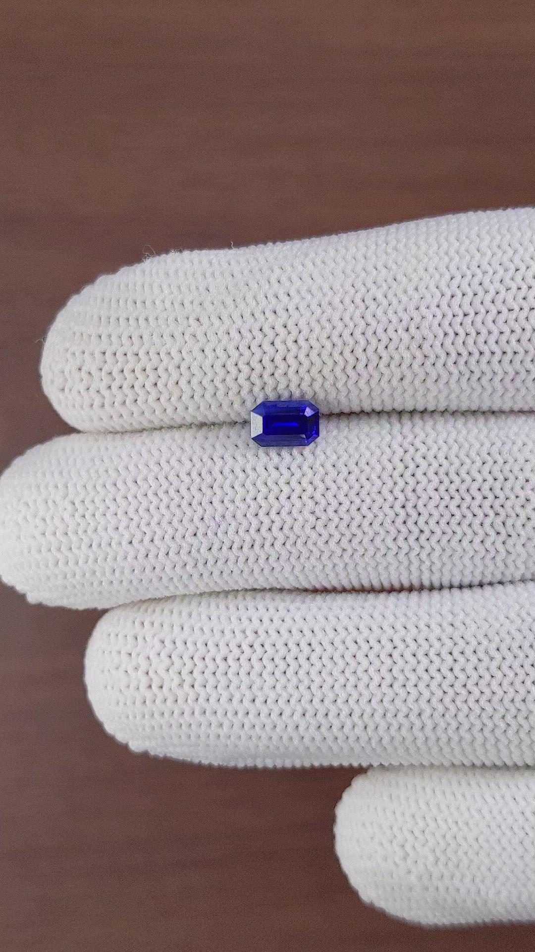 1.05 Ct. Blue Sapphire from Africa Size Video
