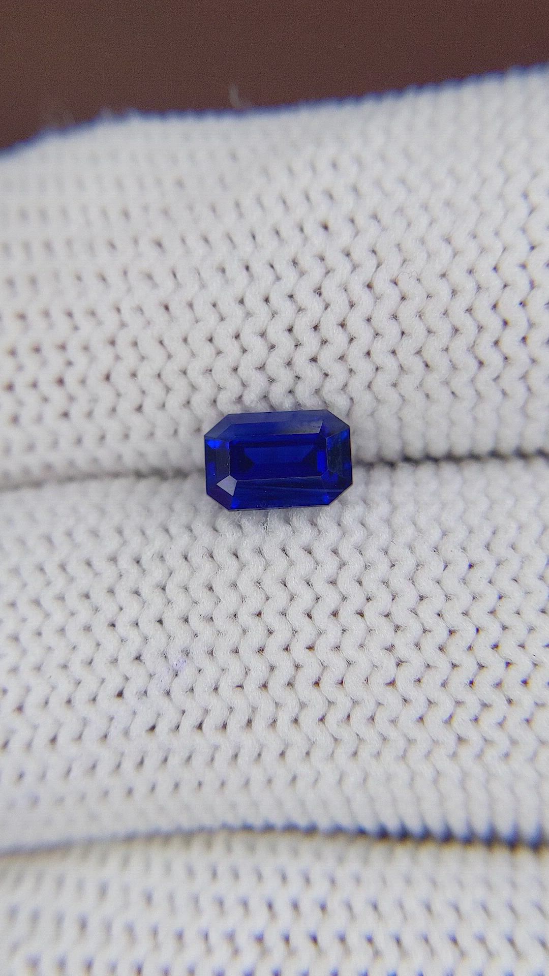 1.05 Ct. Blue Sapphire from Africa Size Video