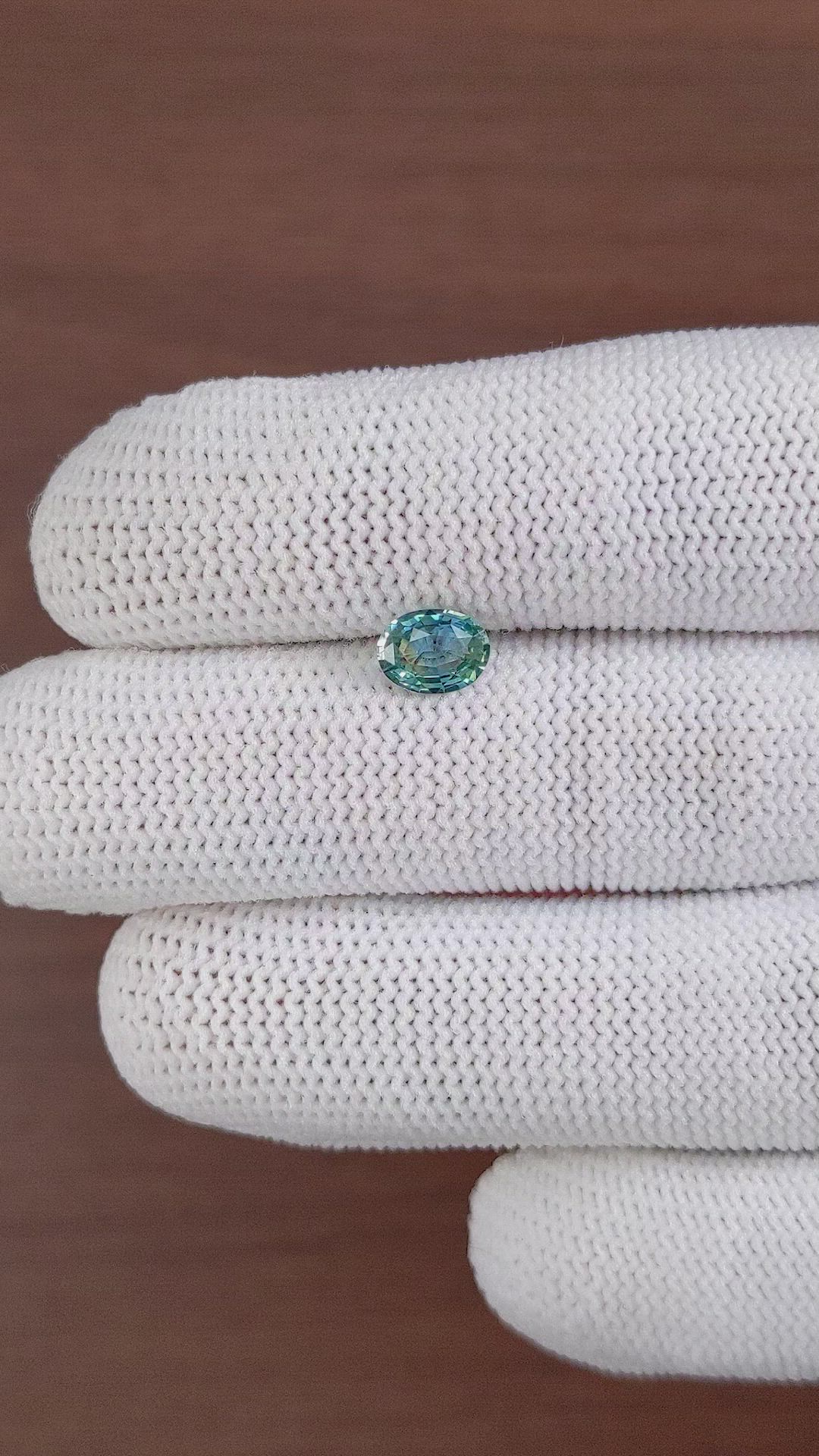 1.02 Ct. Bi Color Sapphire from Africa Size Video