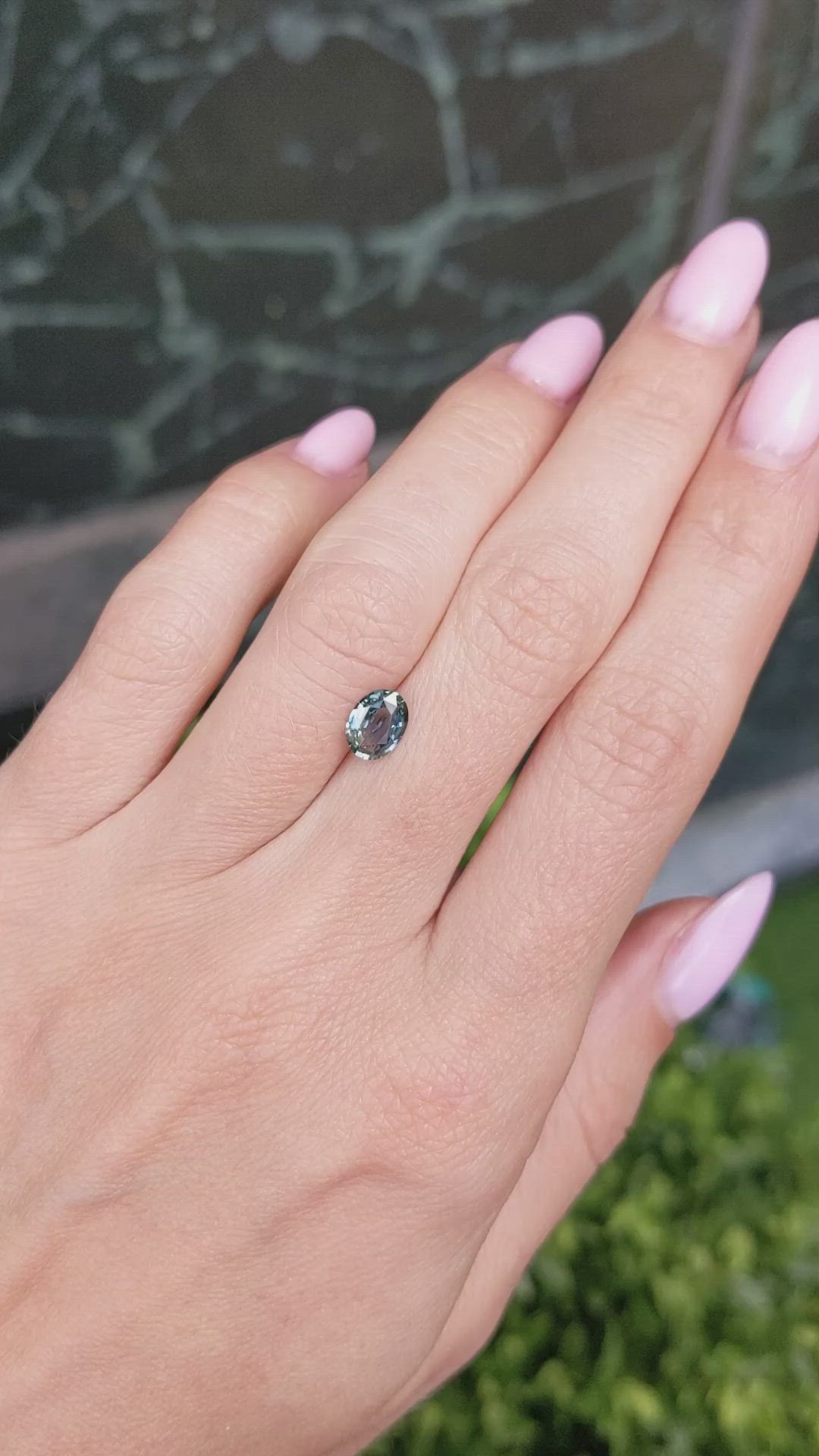 1.02 Ct. Bi Color Sapphire from Africa Size Video