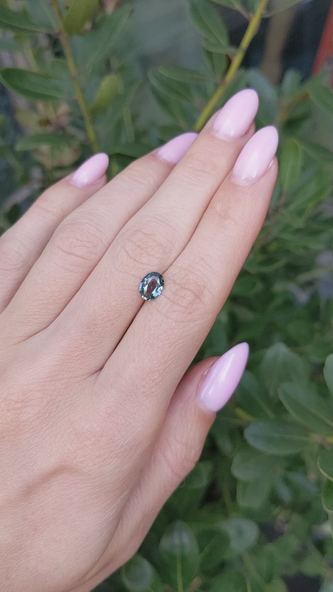 1.02 Ct. Bi Color Sapphire from Africa Size Video
