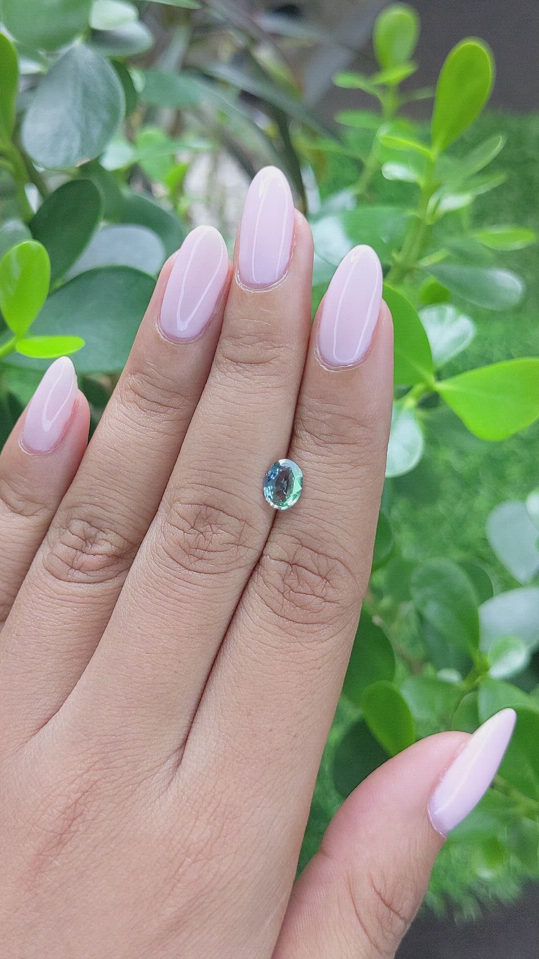 1.02 Ct. Bi Color Sapphire from Africa Size Video