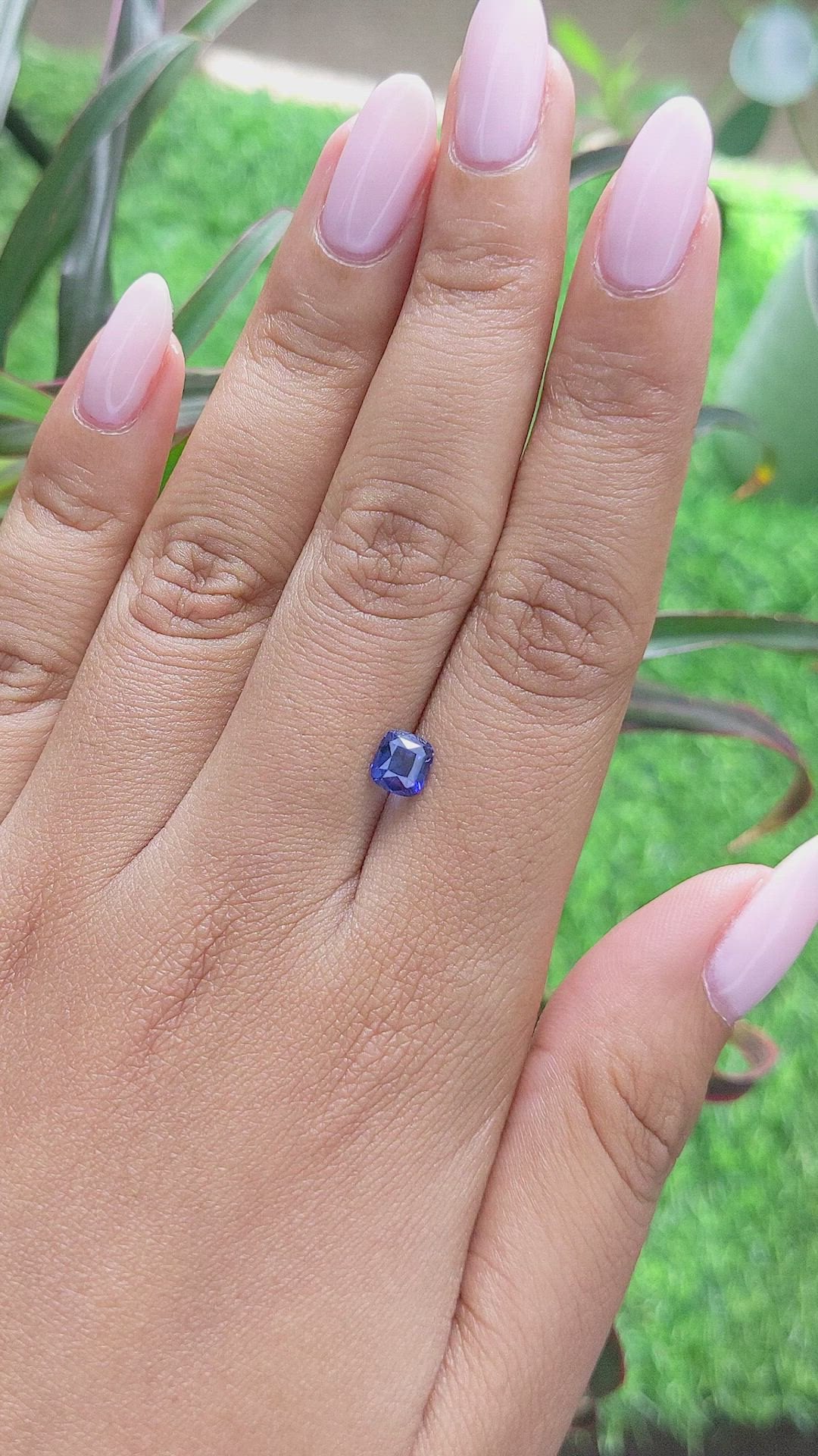 1.05 Ct. Blue Sapphire from Africa Size Video