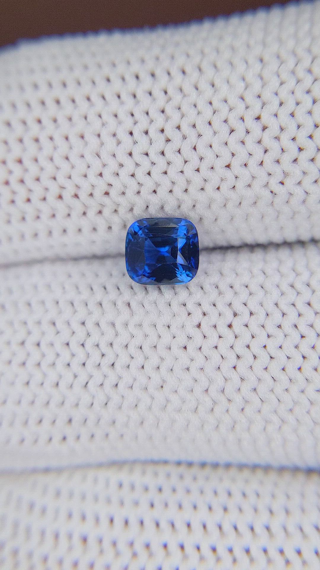 1.05 Ct. Blue Sapphire from Africa Size Video