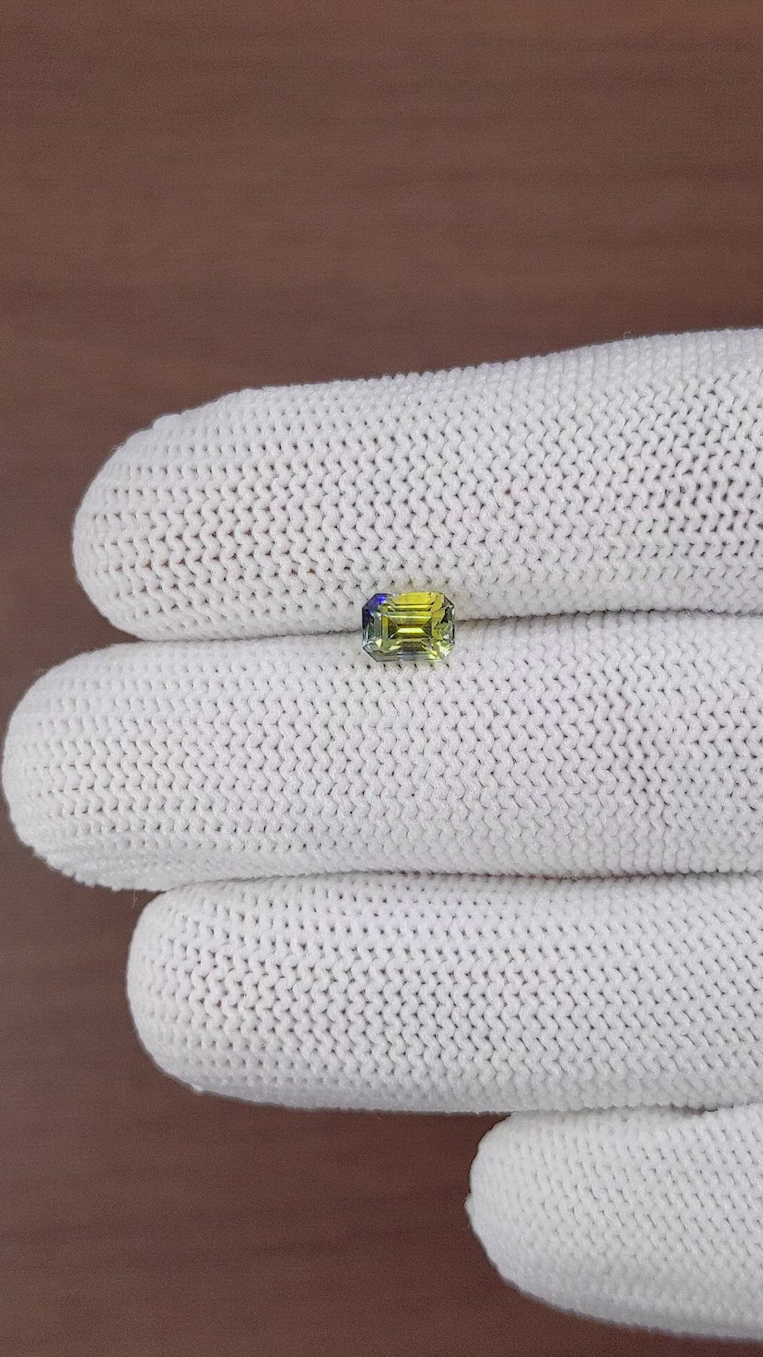 1.16 Ct. Bi Color Sapphire from Africa Size Video