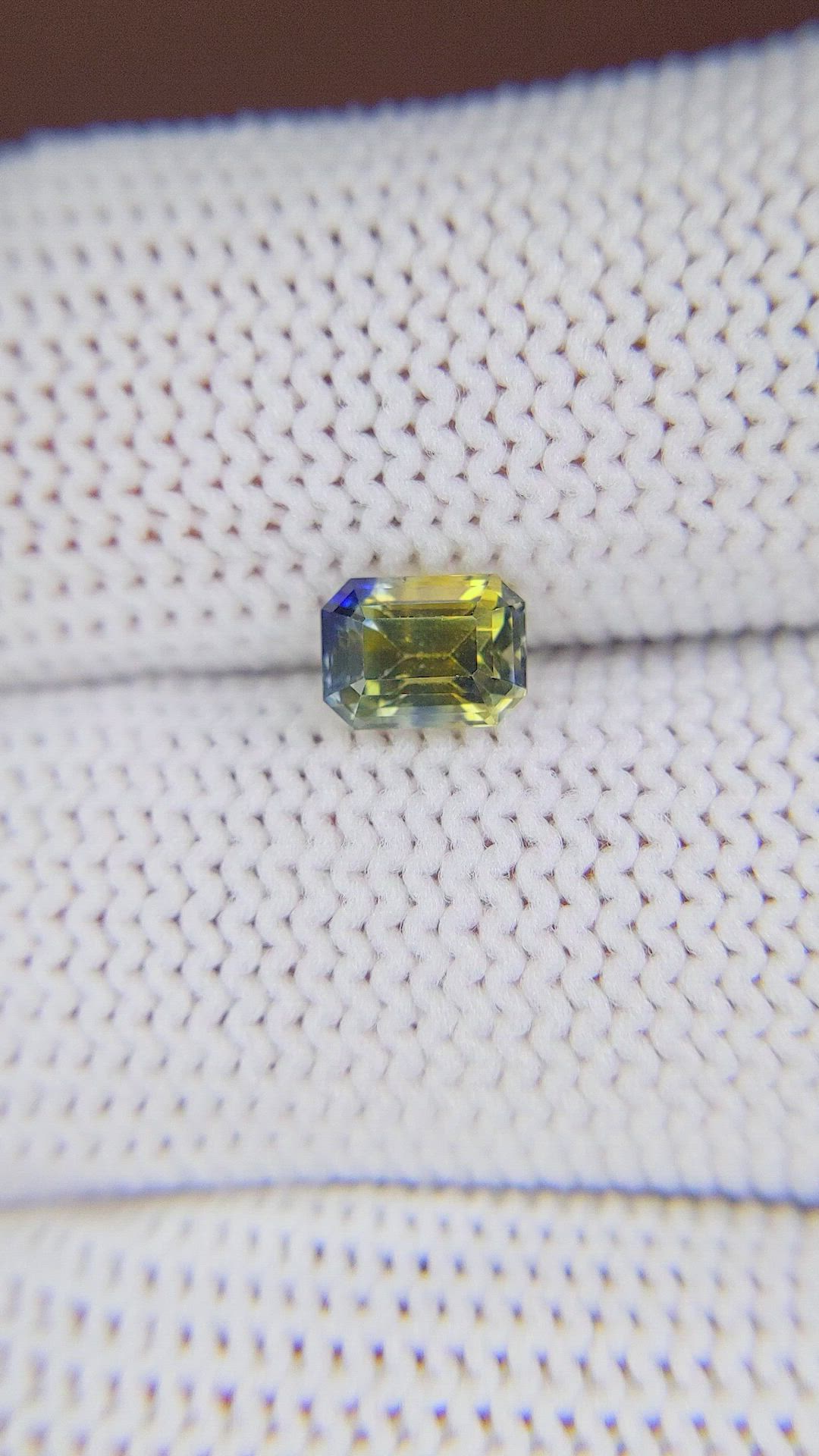 1.16 Ct. Bi Color Sapphire from Africa Size Video
