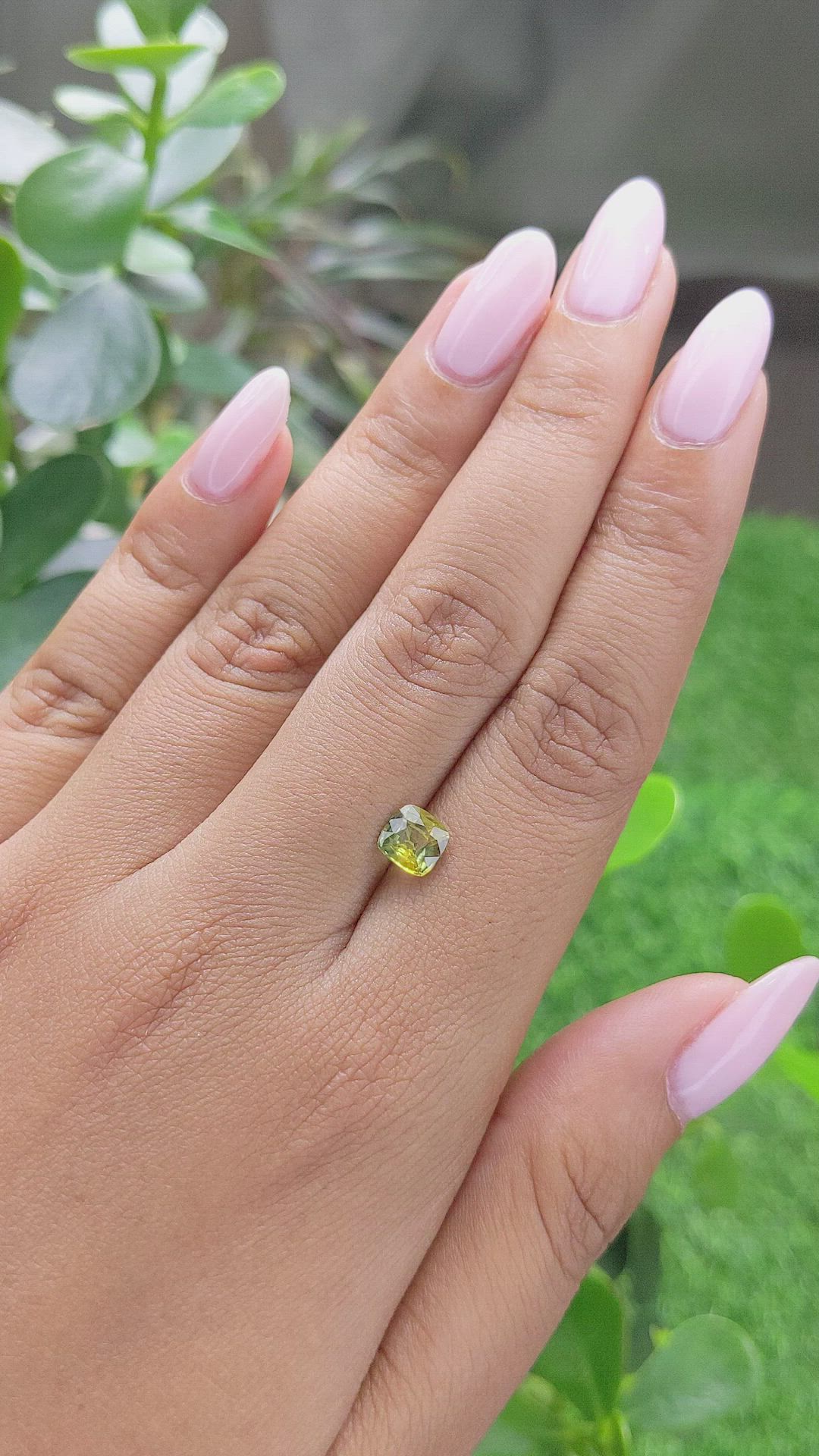 1.15 Ct. Bi Color Sapphire from Africa Size Video