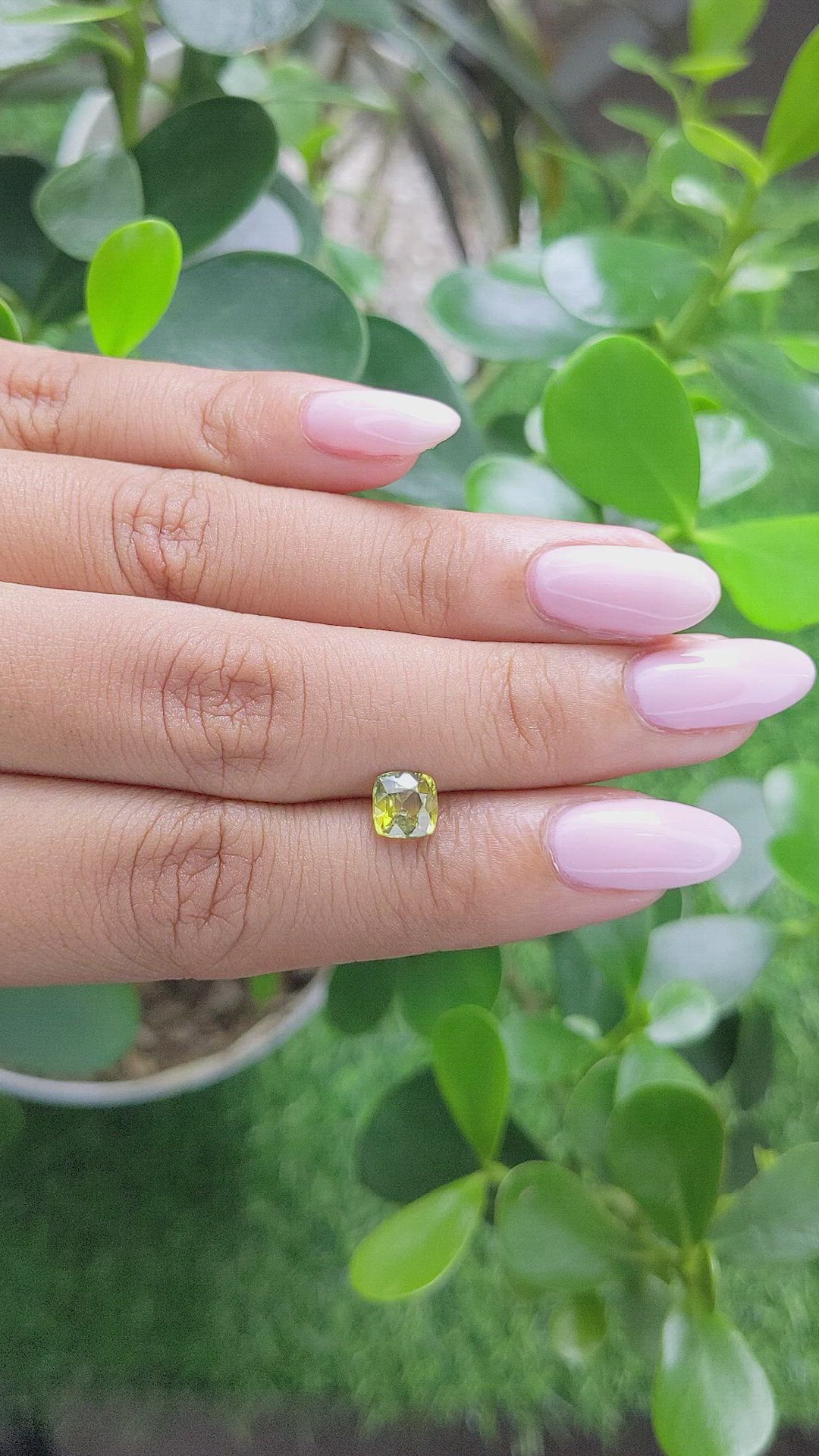 1.15 Ct. Bi Color Sapphire from Africa Size Video