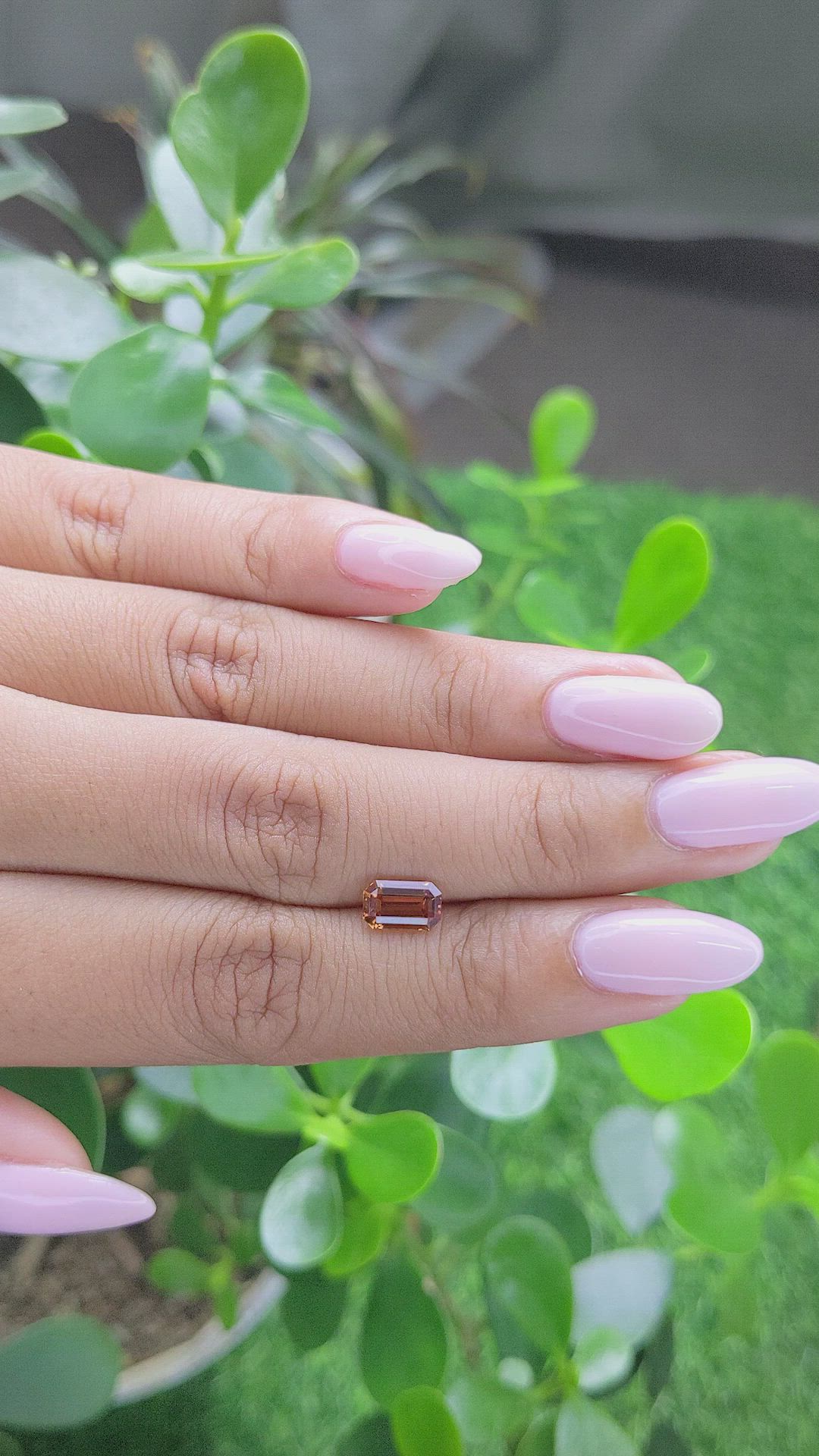 1.32 Ct. Brown Sapphire from Africa Size Video