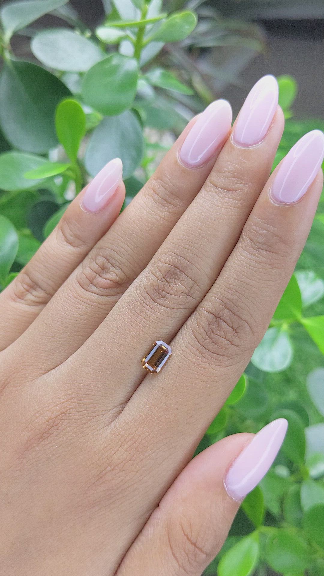 1.32 Ct. Brown Sapphire from Africa Size Video