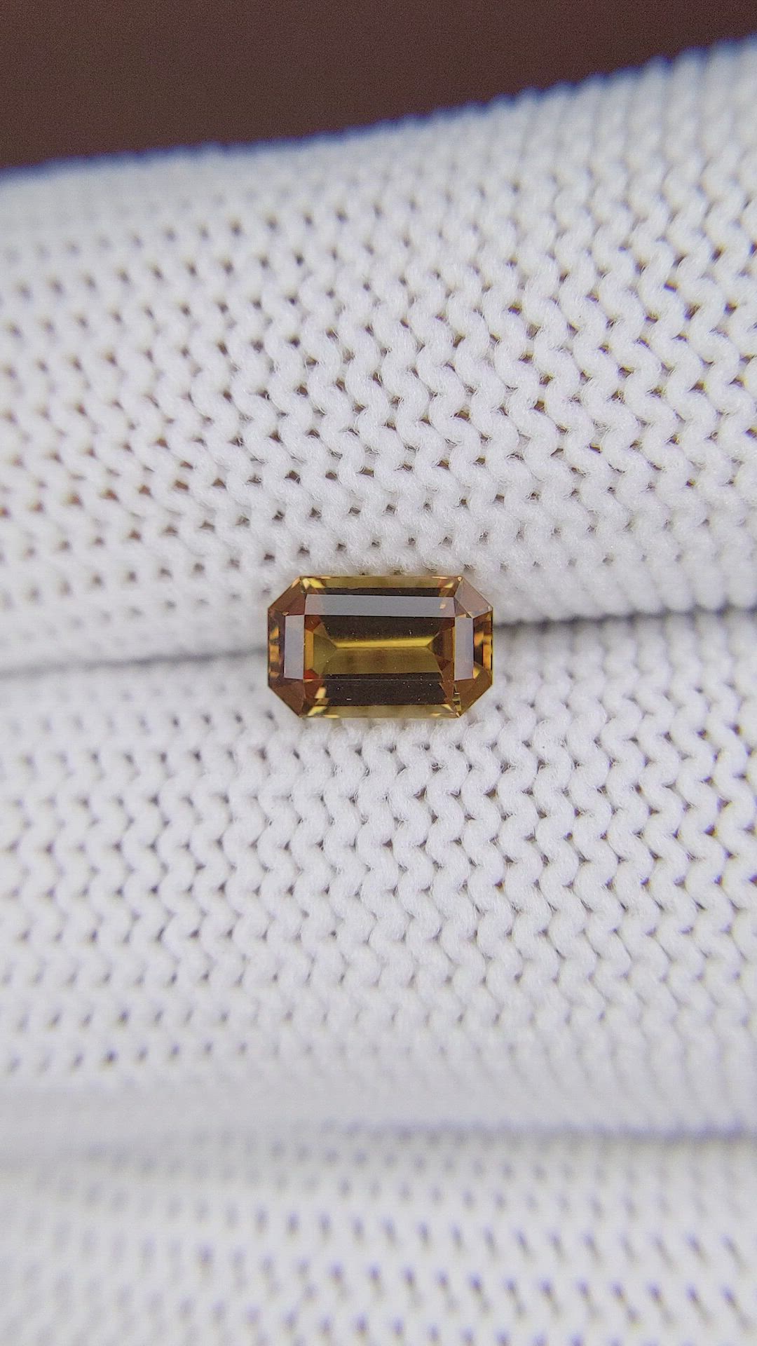 1.32 Ct. Brown Sapphire from Africa Size Video