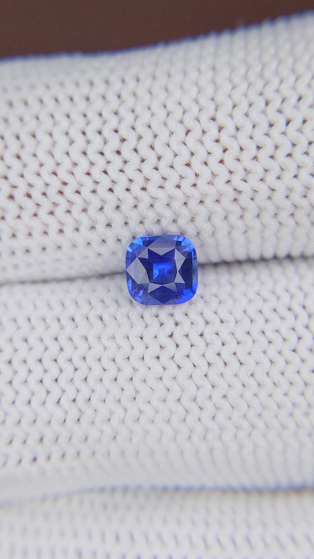 0.88 Ct. Blue Sapphire from Africa Size Video