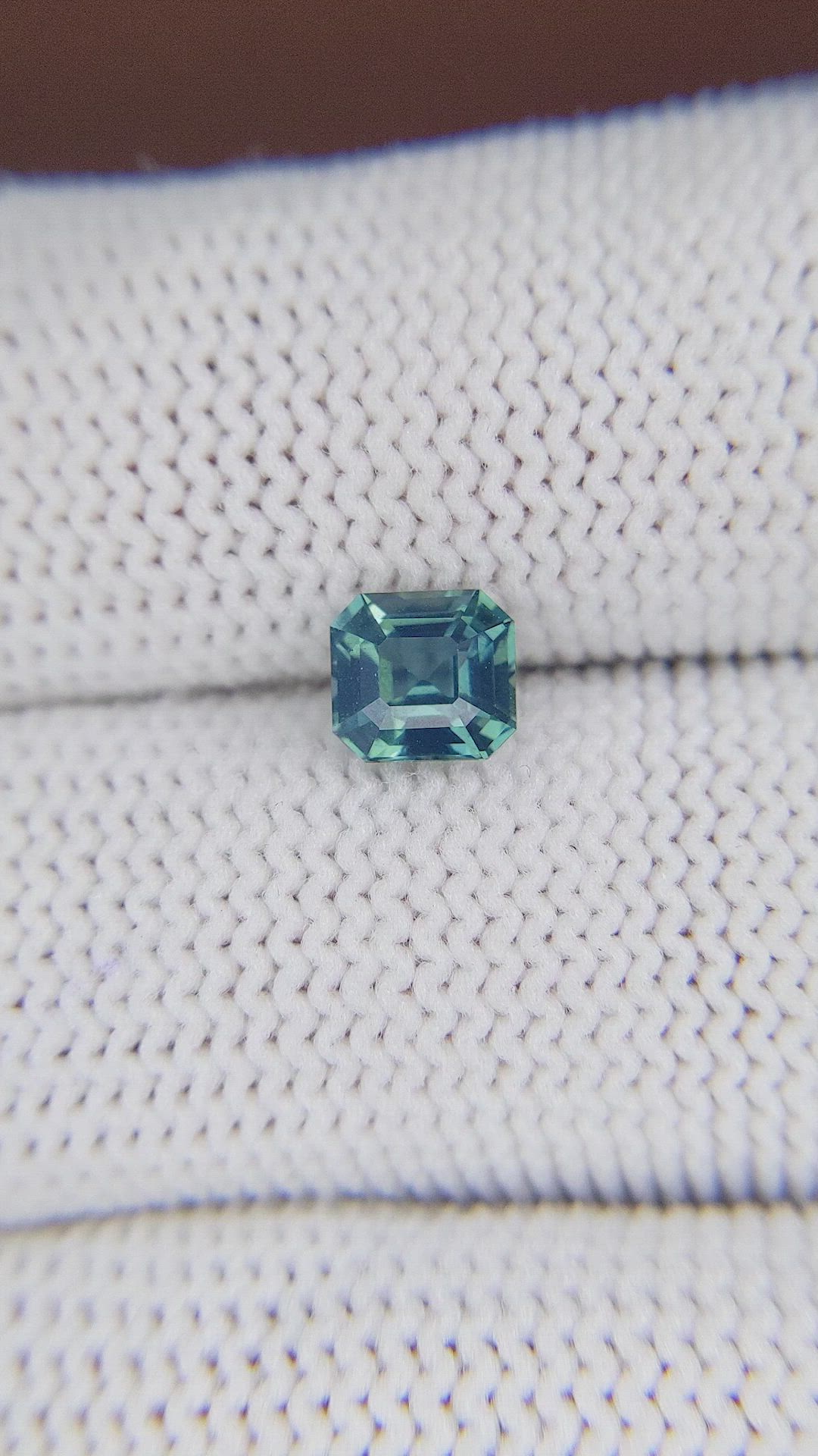 1.10 Ct. Bluish Green Sapphire from Africa Size Video
