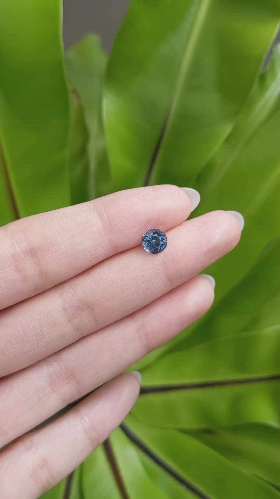 1.18 Ct. Blue Sapphire from Montana Size Video