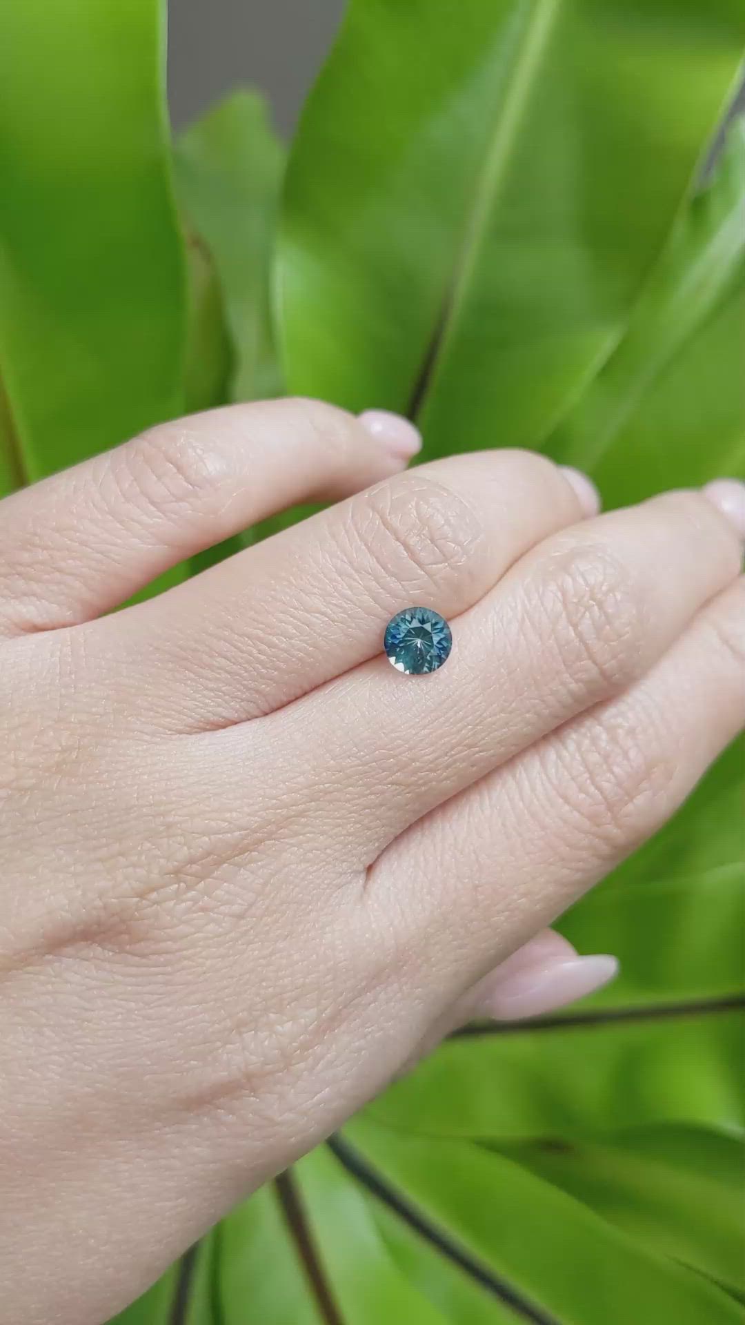 1.18 Ct. Blue Sapphire from Montana Size Video