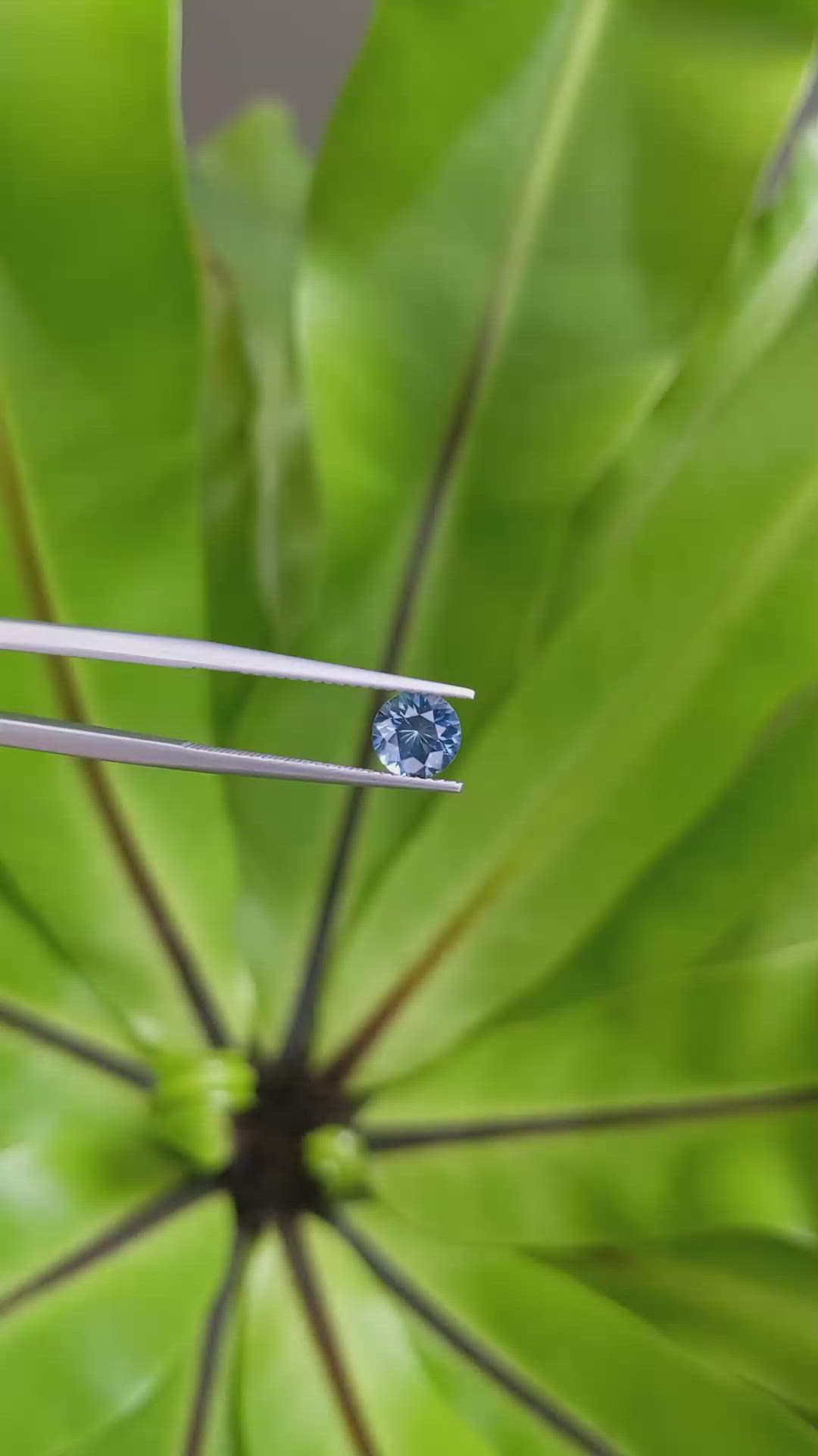 1.18 Ct. Blue Sapphire from Montana Size Video