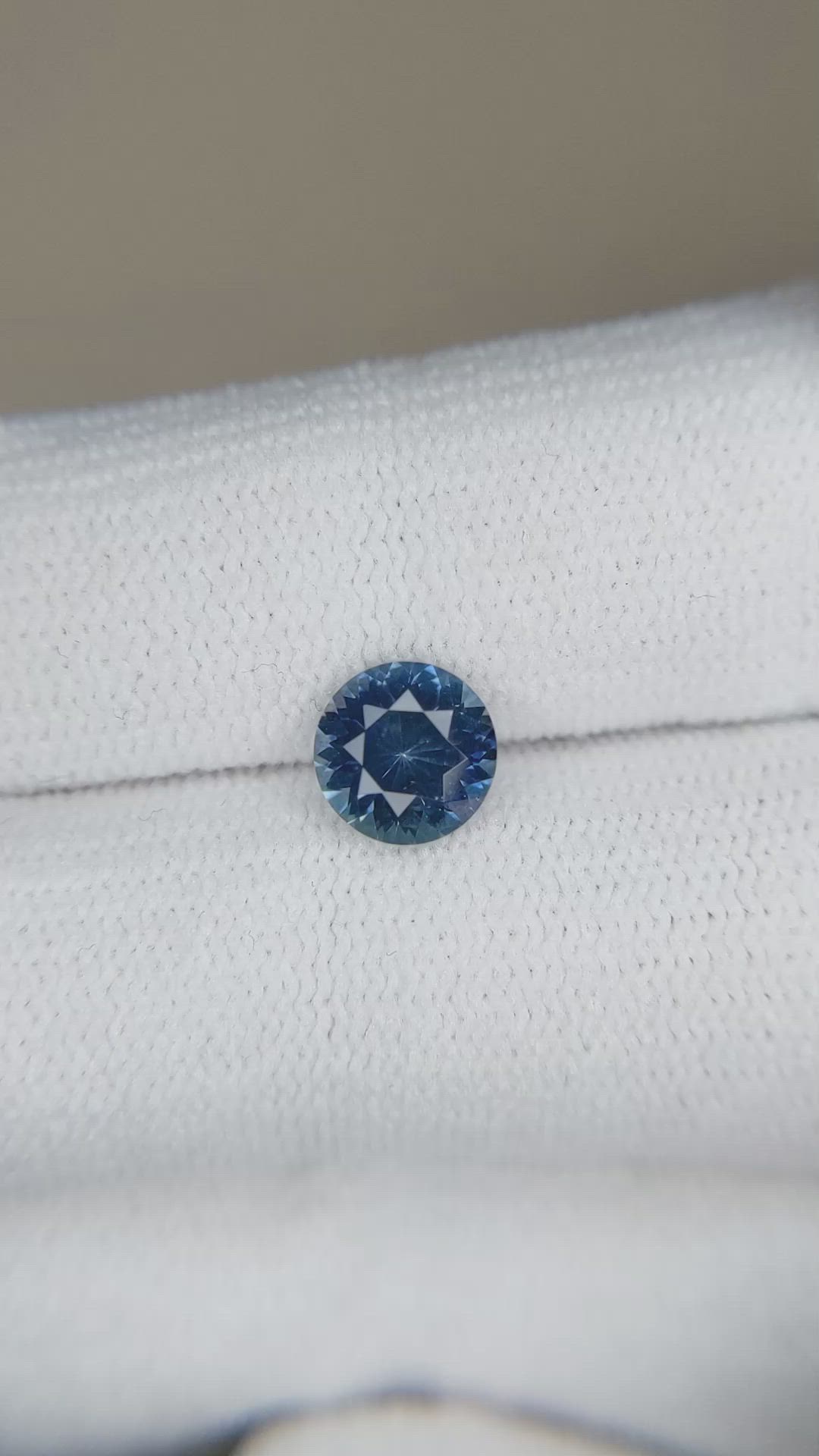1.18 Ct. Blue Sapphire from Montana Size Video