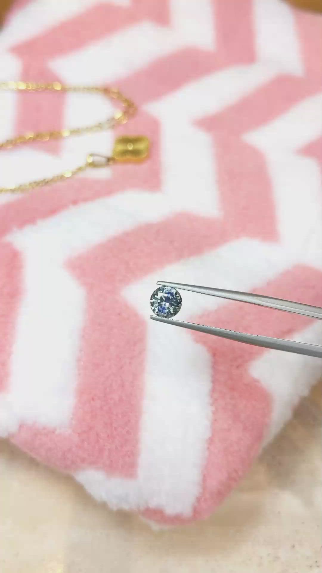 1.16 Ct. Greenish Blue Sapphire from Montana Size Video