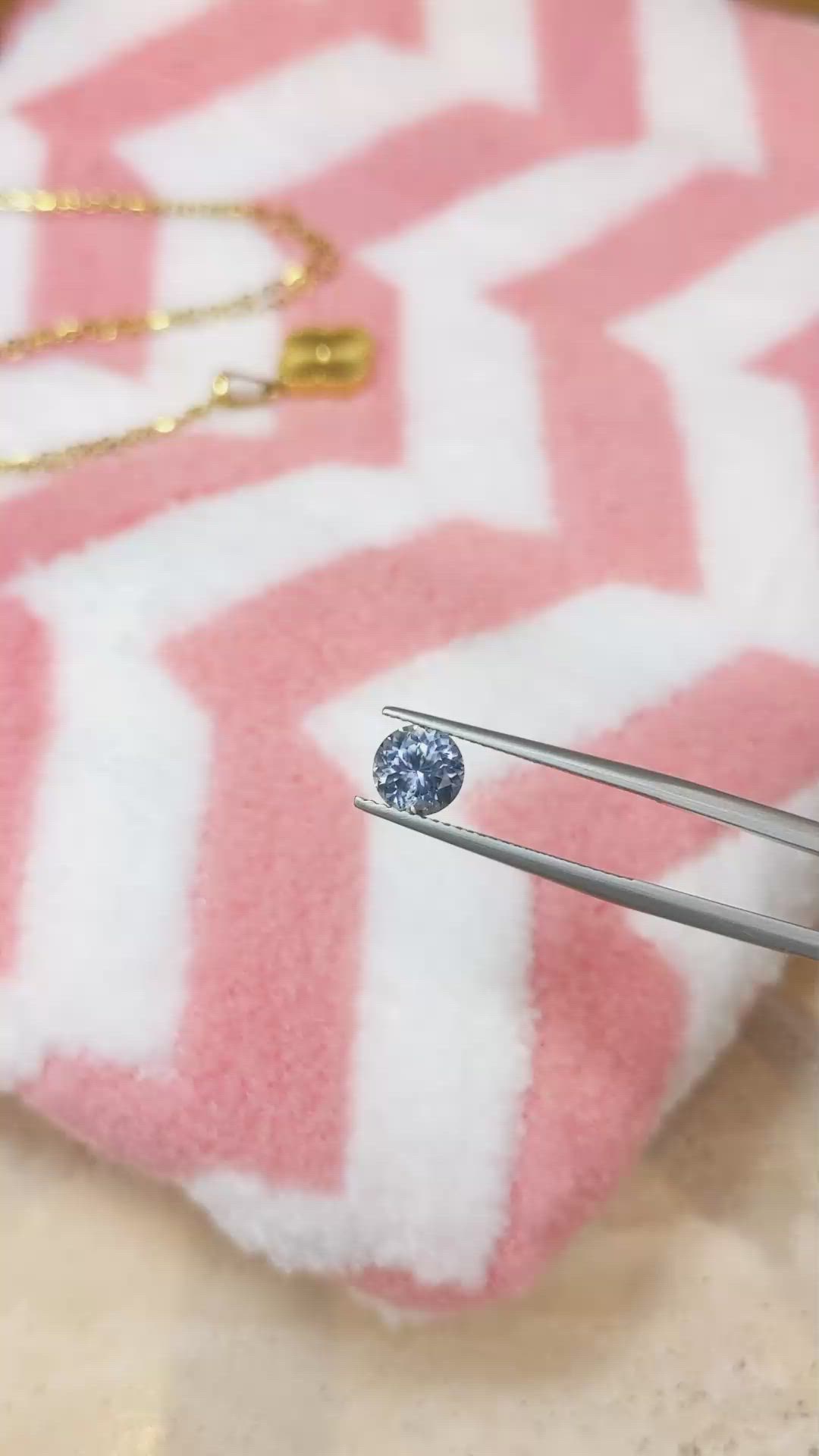 1.26 Ct. Blue Sapphire from Montana Size Video