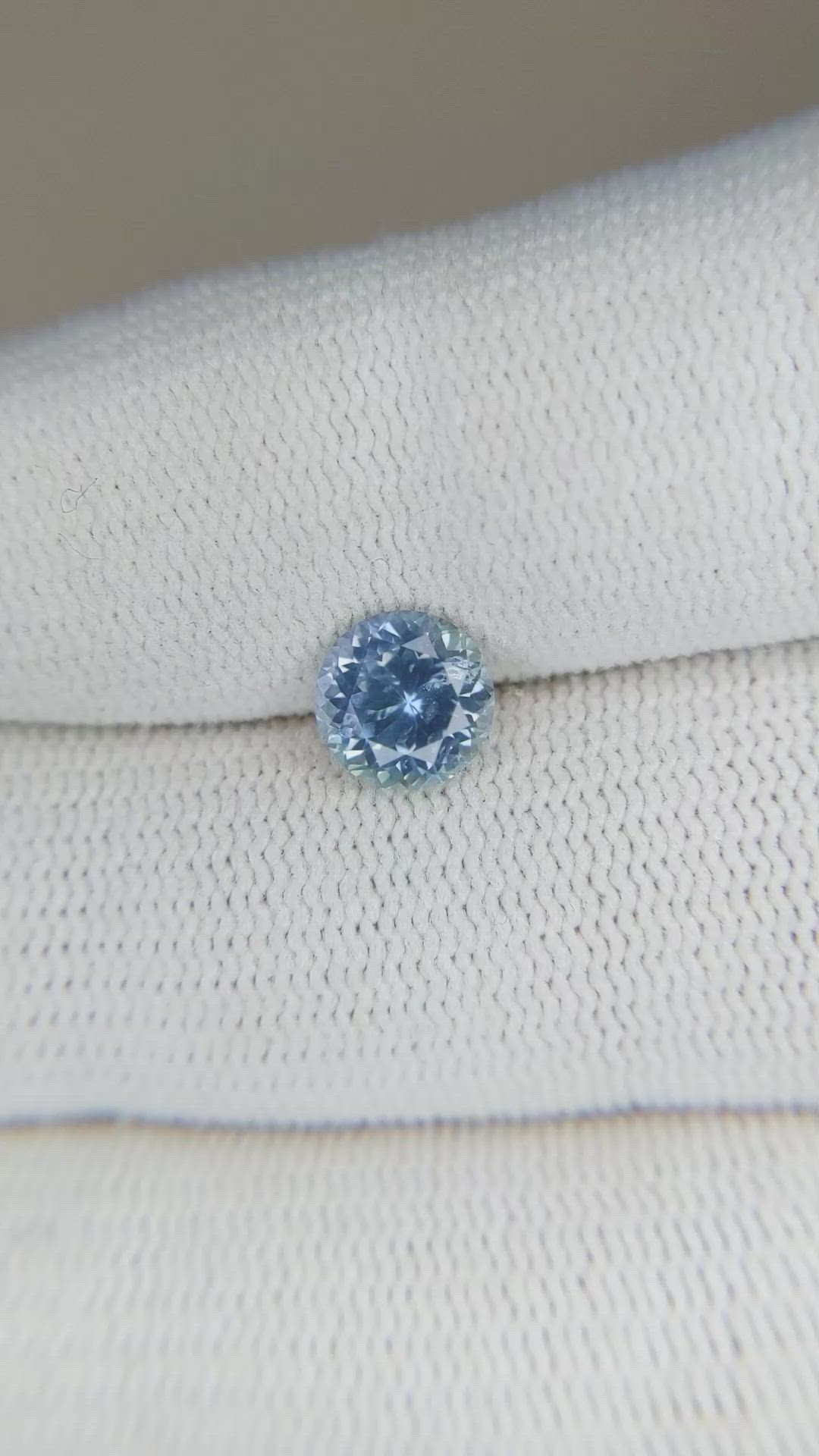 1.26 Ct. Blue Sapphire from Montana Size Video
