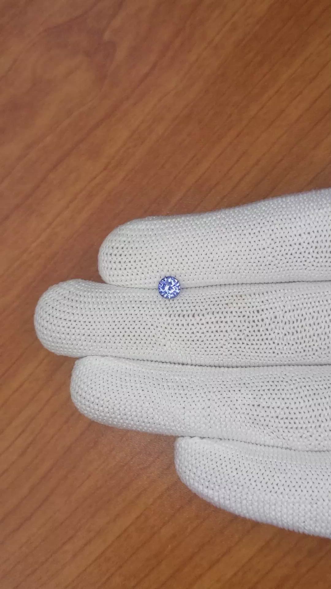 0.53 Ct. Blue Sapphire from Ceylon (Sri Lanka) Size Video