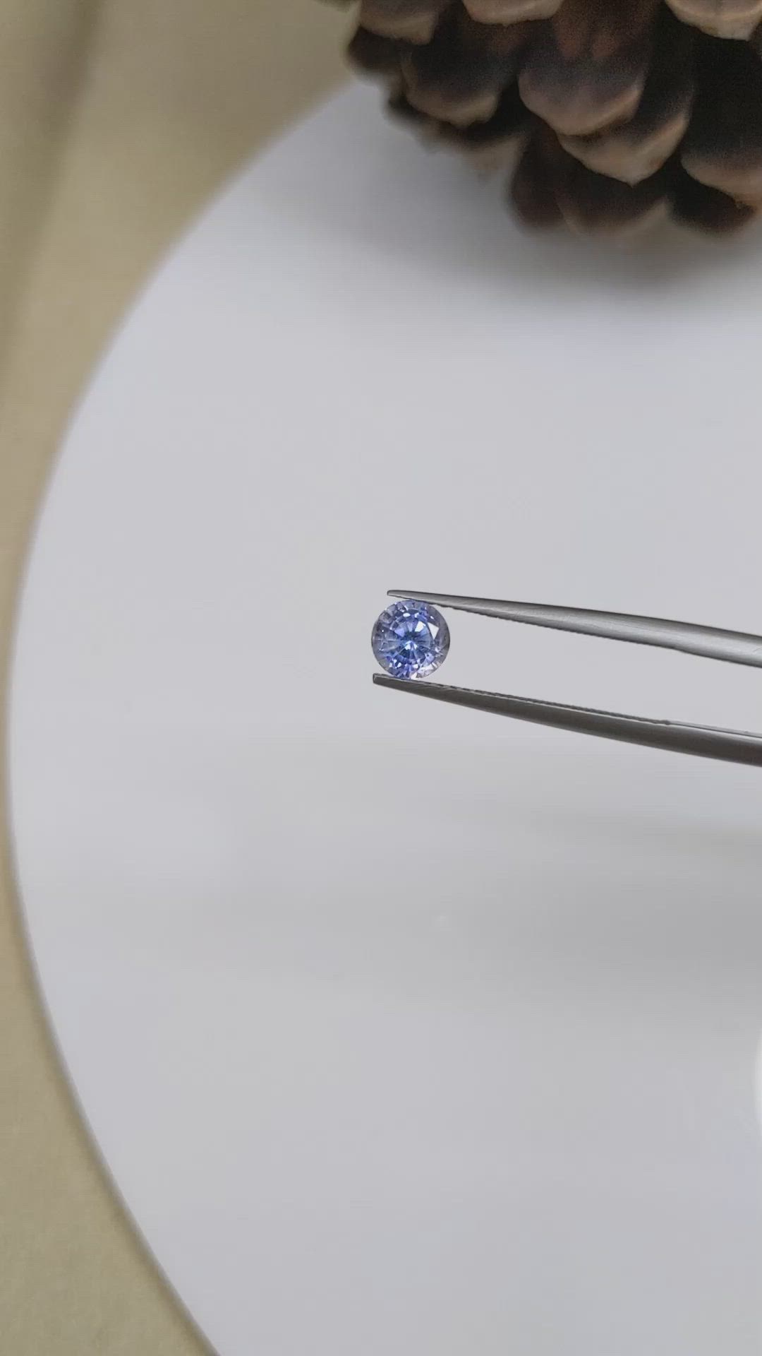 0.88 Ct. Blue Sapphire from Ceylon (Sri Lanka) Size Video