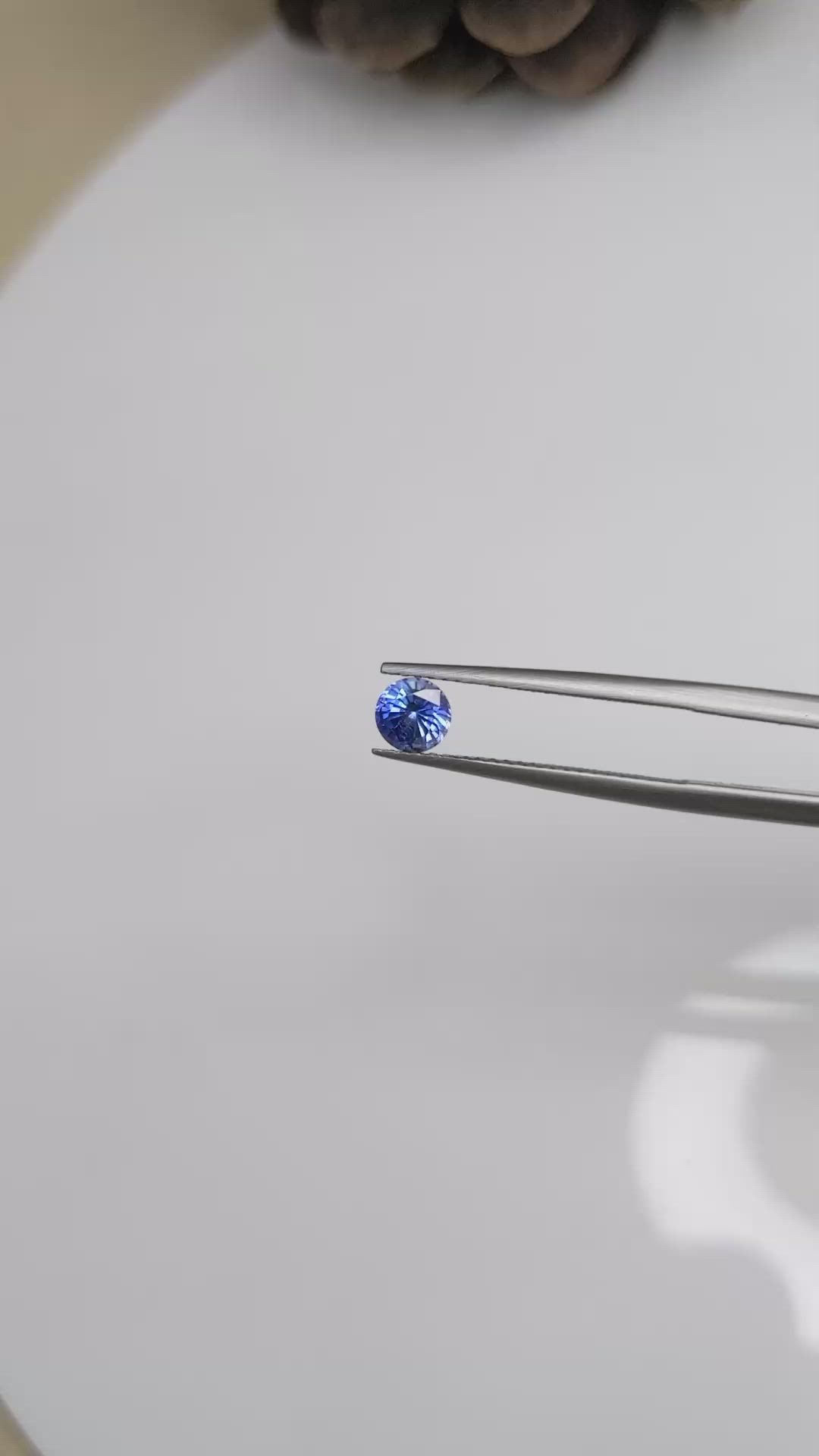 0.60 Ct. Blue Sapphire from Ceylon (Sri Lanka) Size Video