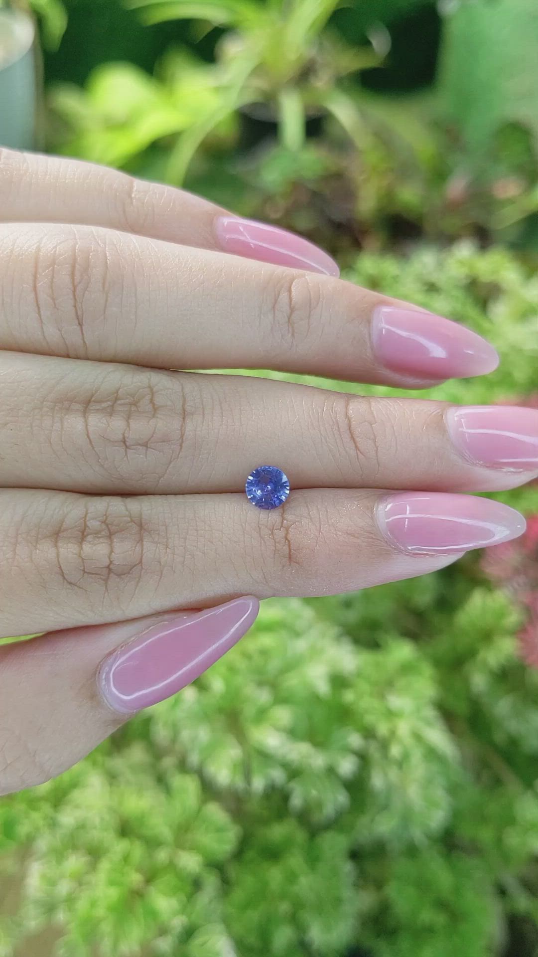 0.53 Ct. Blue Sapphire from Ceylon (Sri Lanka) Size Video
