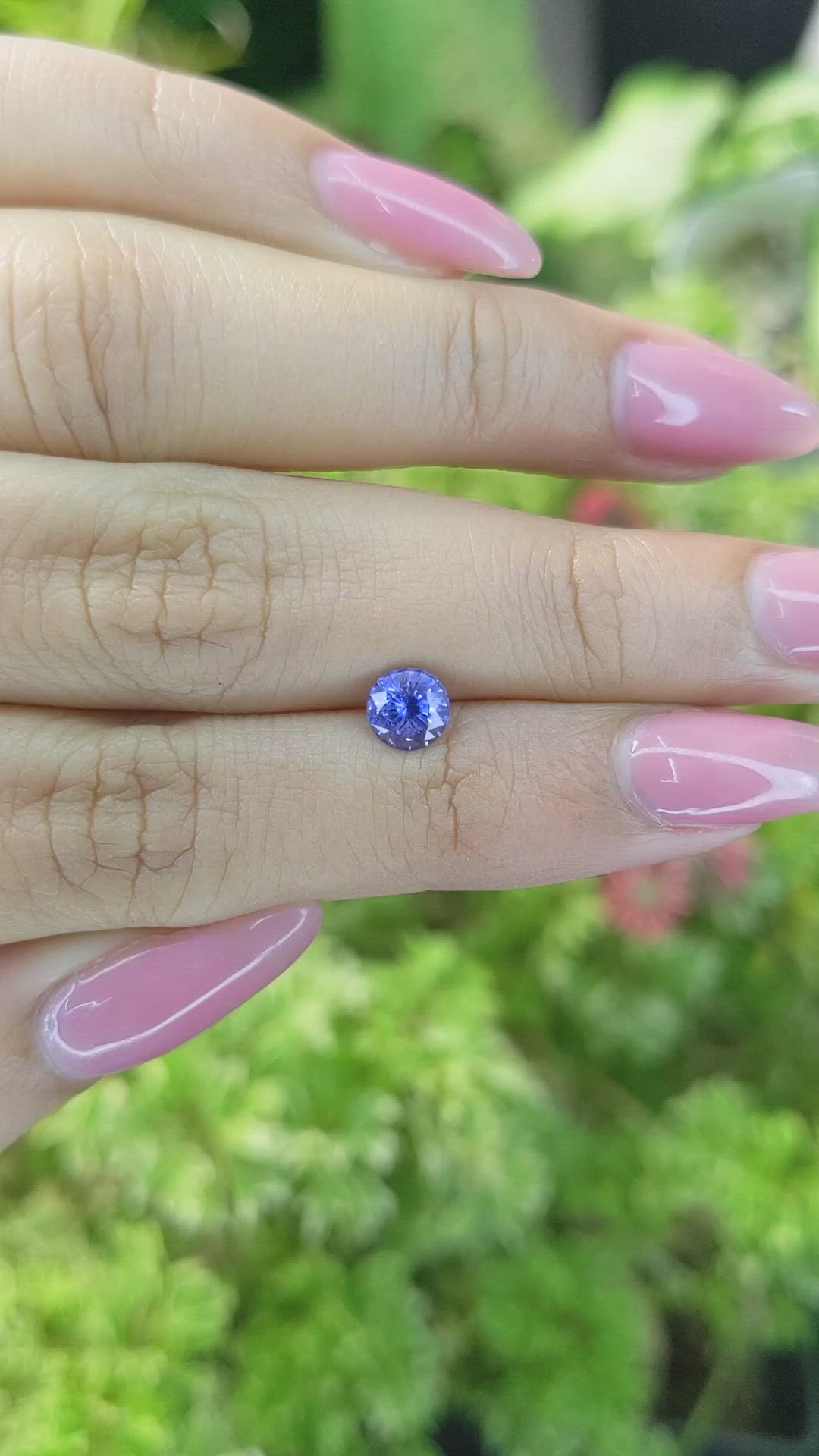 0.94 Ct. Blue Sapphire from Ceylon (Sri Lanka) Size Video