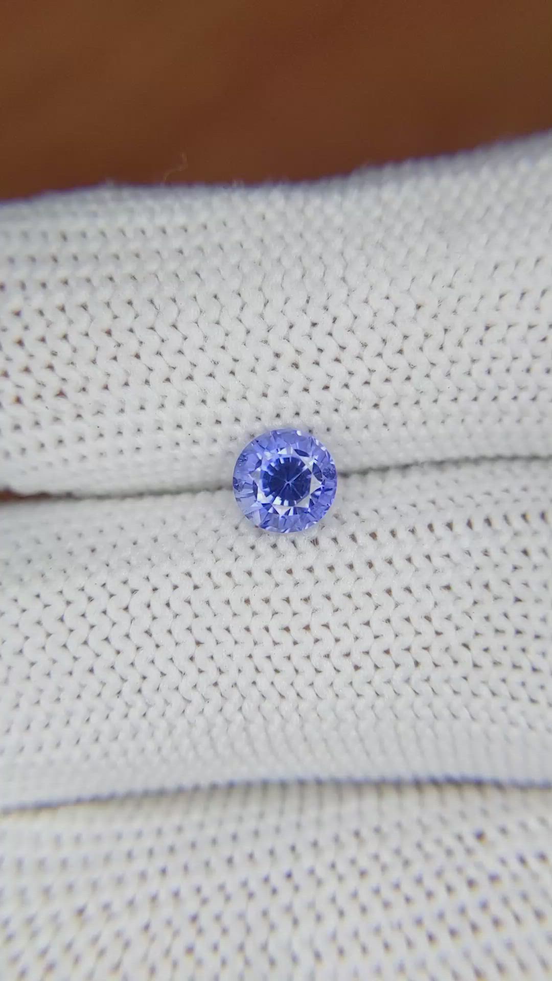 0.94 Ct. Blue Sapphire from Ceylon (Sri Lanka) Size Video