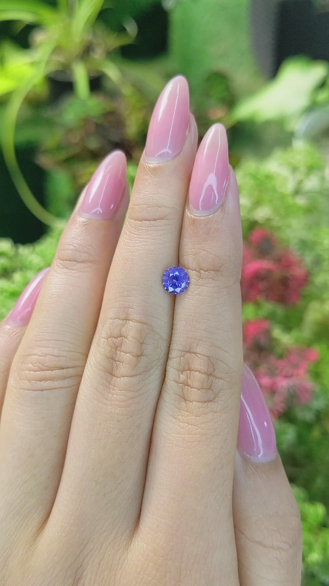 0.94 Ct. Blue Sapphire from Ceylon (Sri Lanka) Size Video