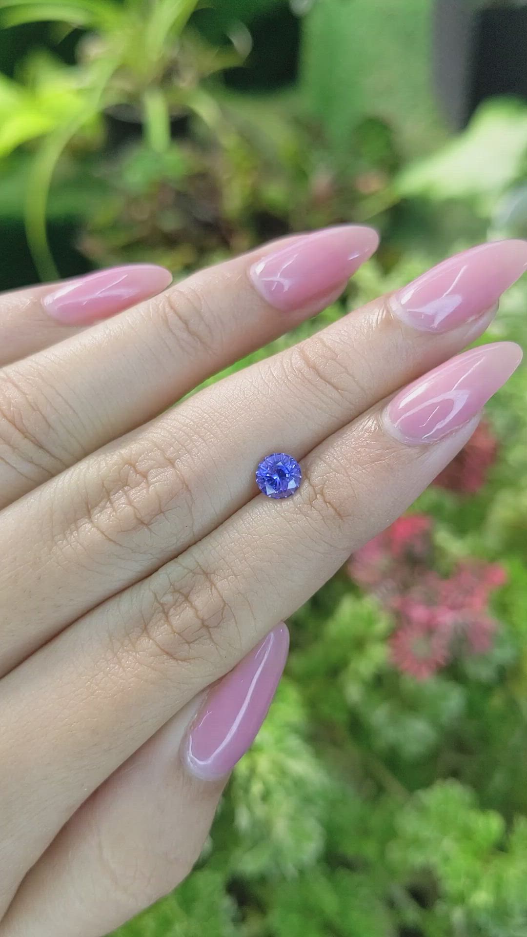 0.94 Ct. Blue Sapphire from Ceylon (Sri Lanka) Size Video