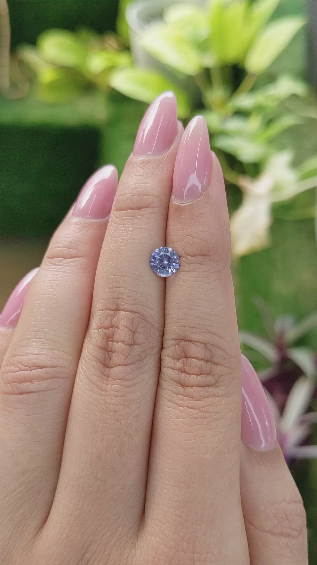 1.00 Ct. Blue Sapphire from Ceylon (Sri Lanka) Size Video