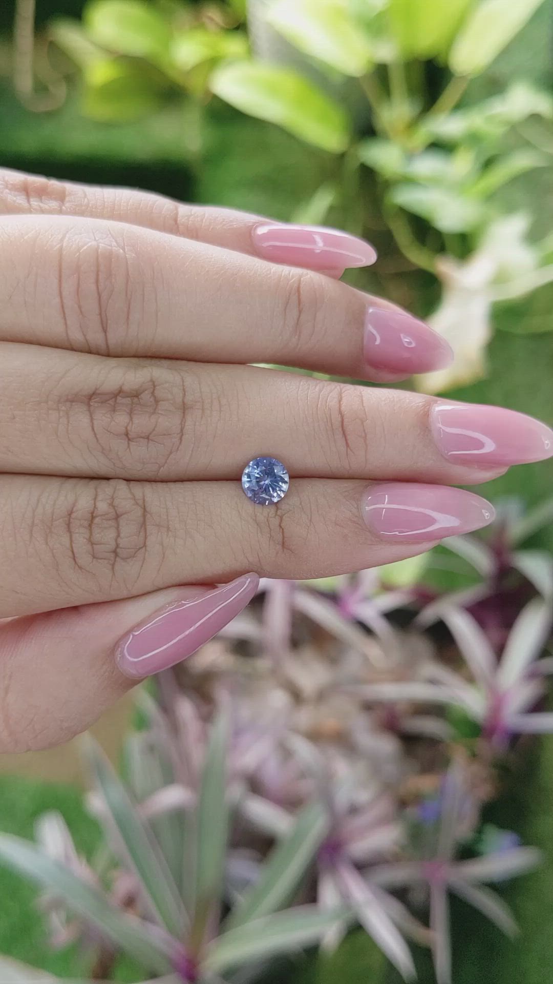 1.00 Ct. Blue Sapphire from Ceylon (Sri Lanka) Size Video