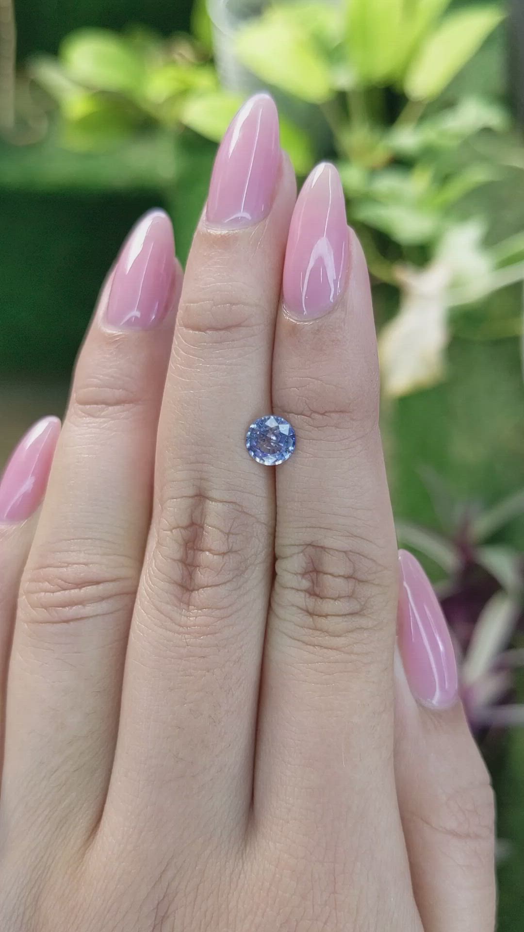 0.88 Ct. Blue Sapphire from Ceylon (Sri Lanka) Size Video