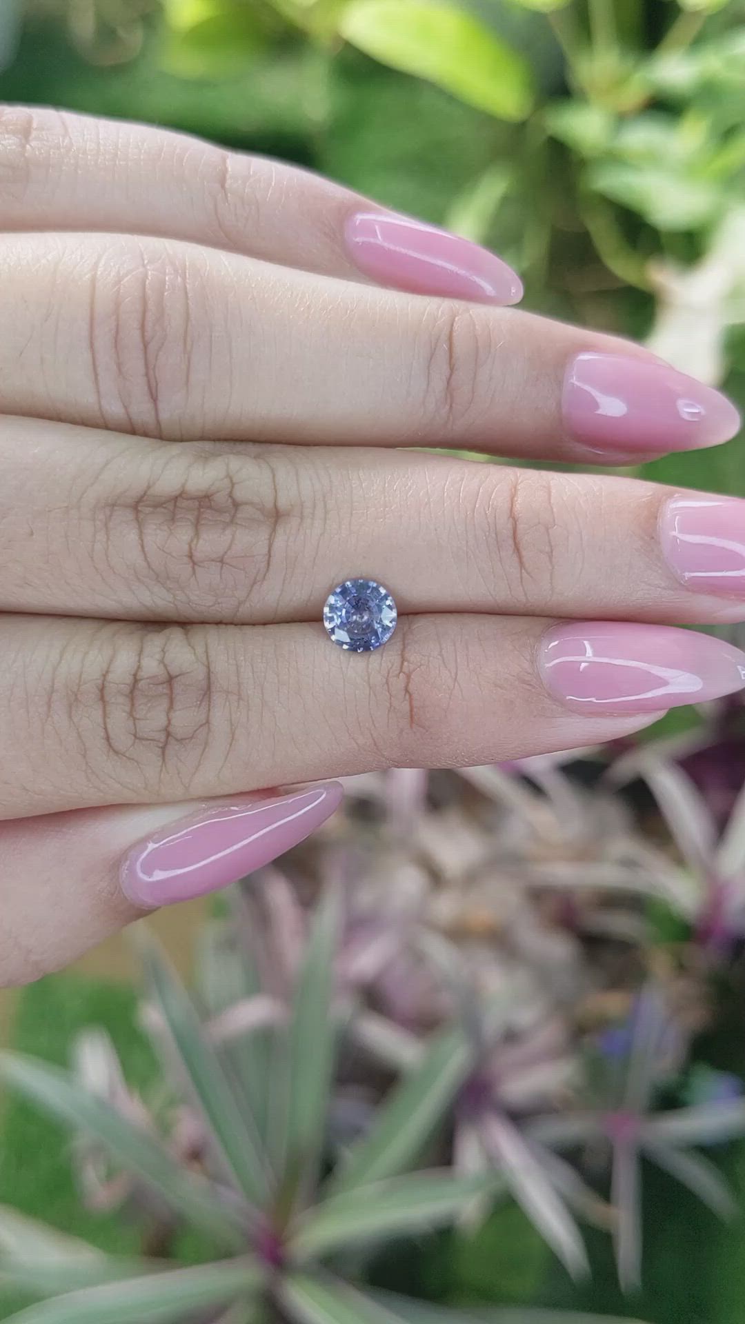 0.88 Ct. Blue Sapphire from Ceylon (Sri Lanka) Size Video