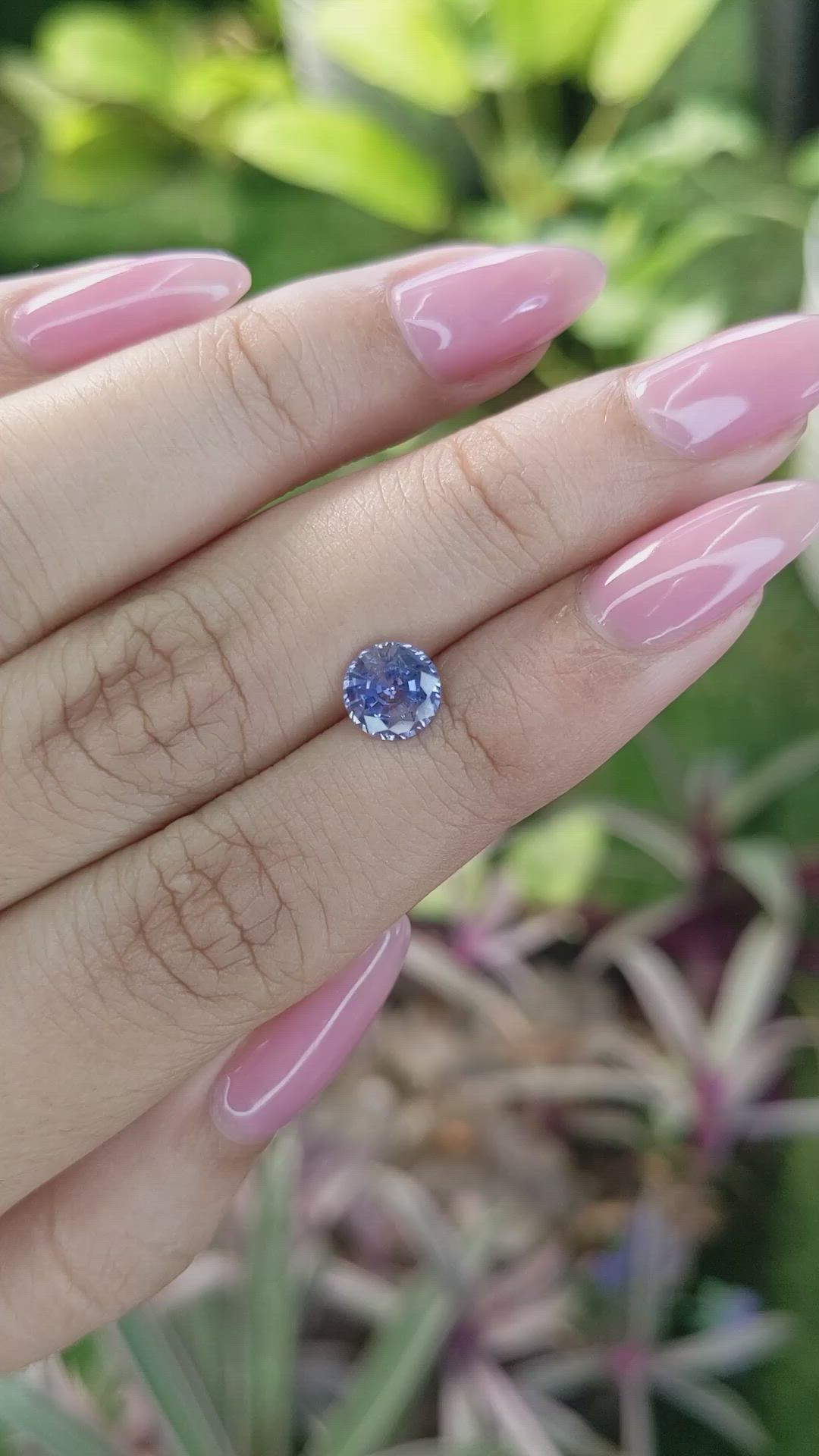 1.28 Ct. Blue Sapphire from Ceylon (Sri Lanka) Size Video