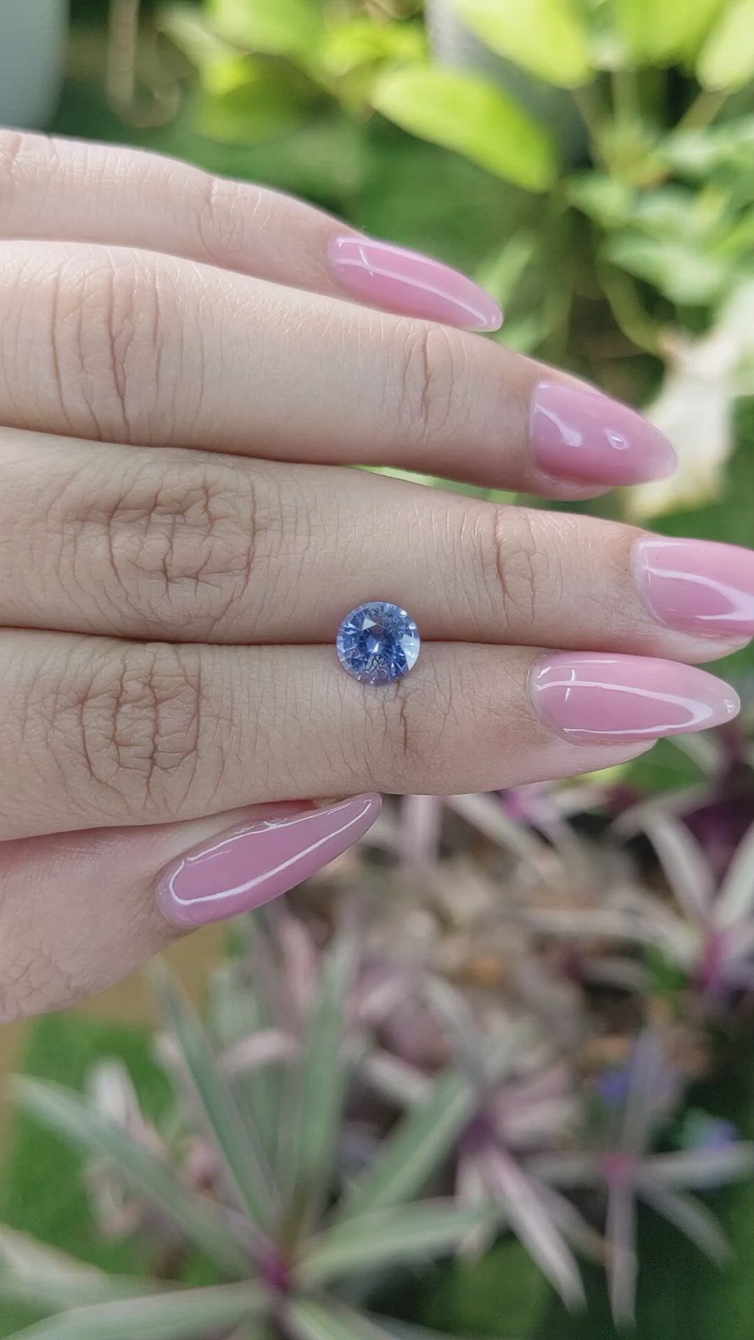 1.55 Ct. Blue Sapphire from Ceylon (Sri Lanka) Size Video